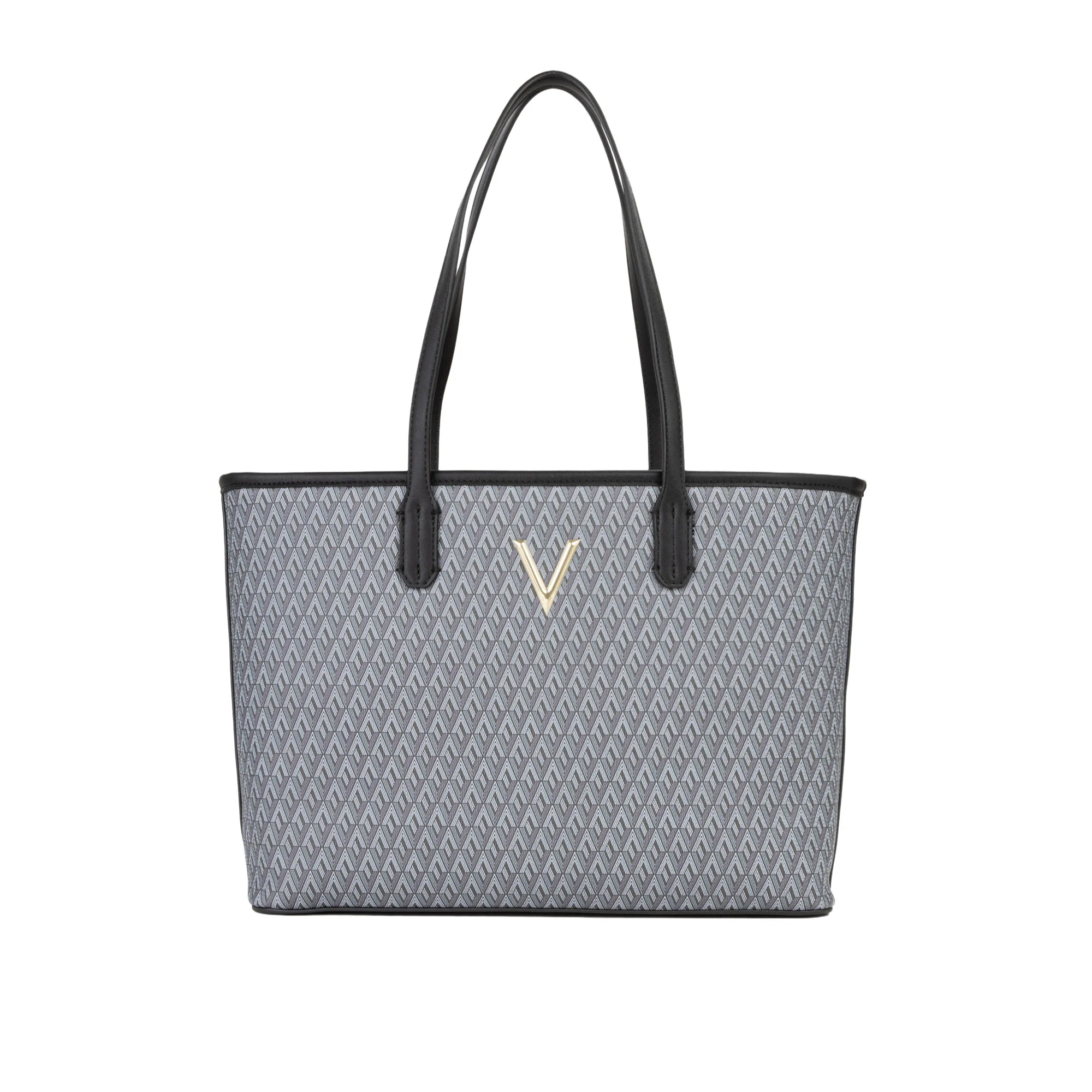 Borsa shopper Valentino donna Queen RE nero multi