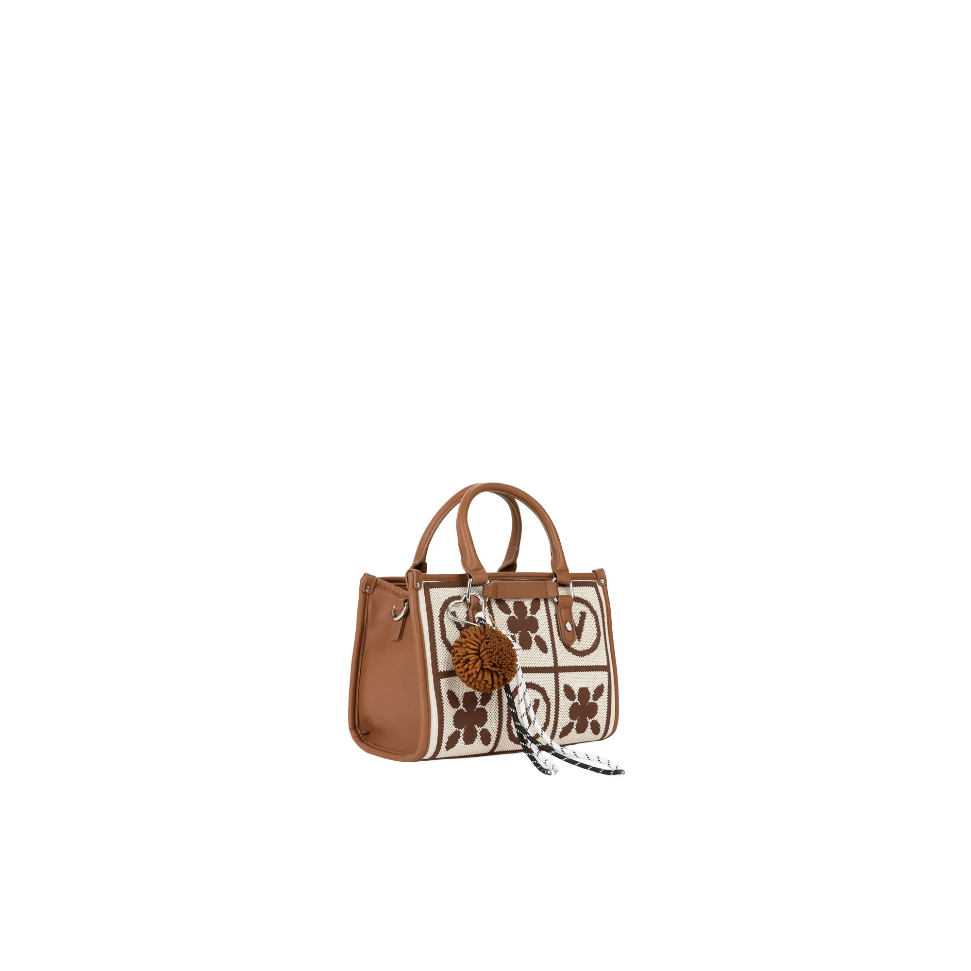 Borsa shopper mini Valentino donna Tyle cuoio multi - Image 2