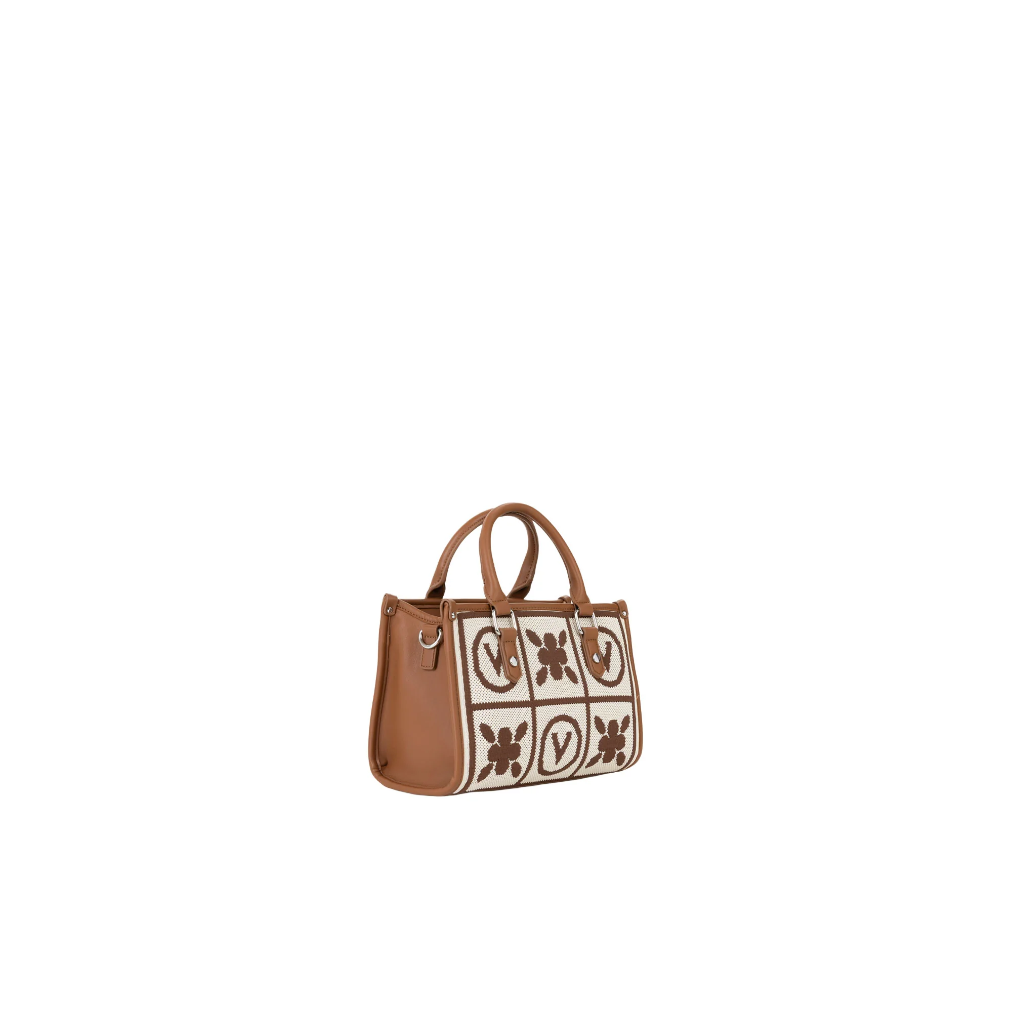 Borsa shopper mini Valentino donna Tyle cuoio multi - Image 3
