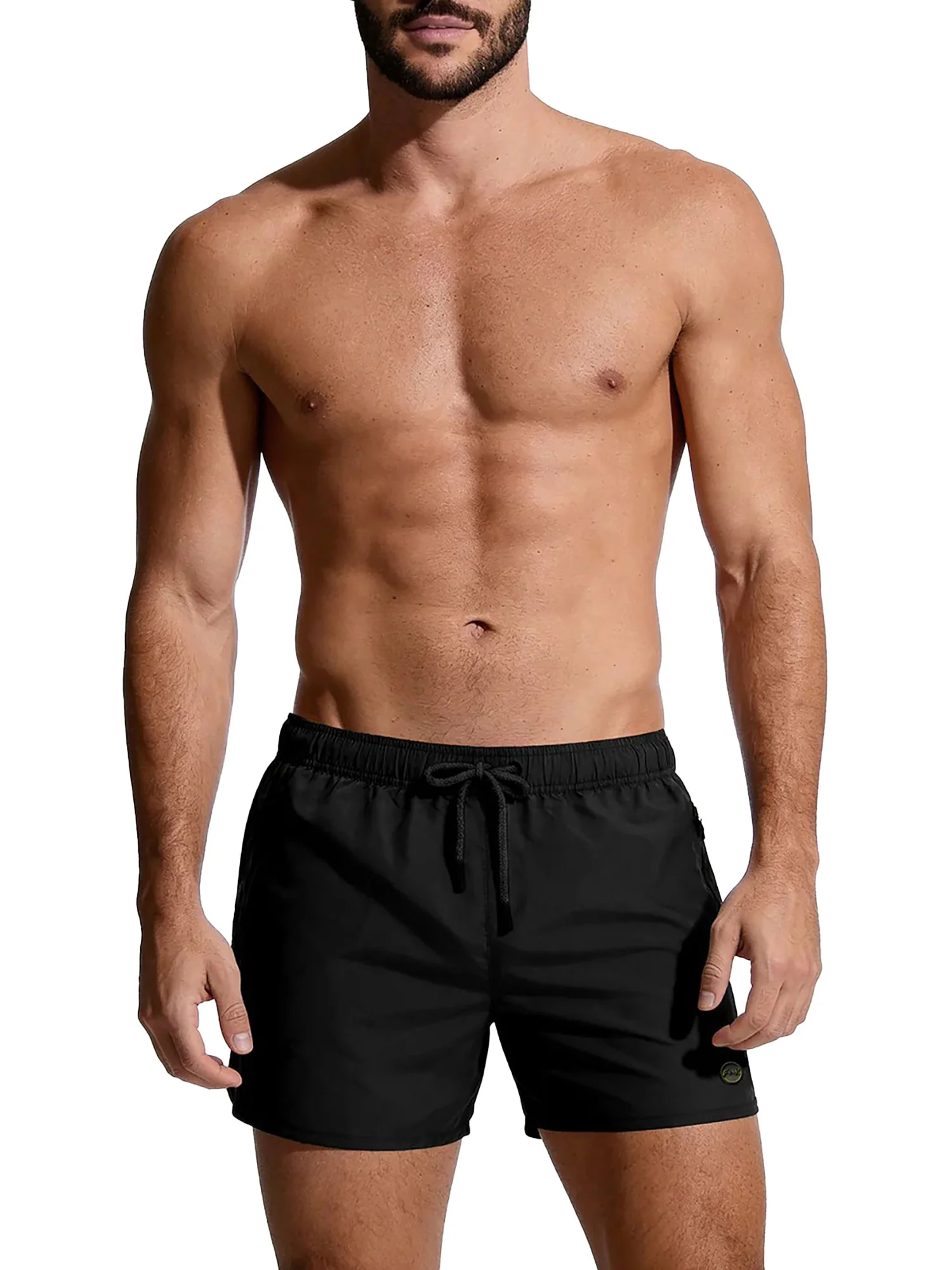 Short mare F**k uomo beach nero