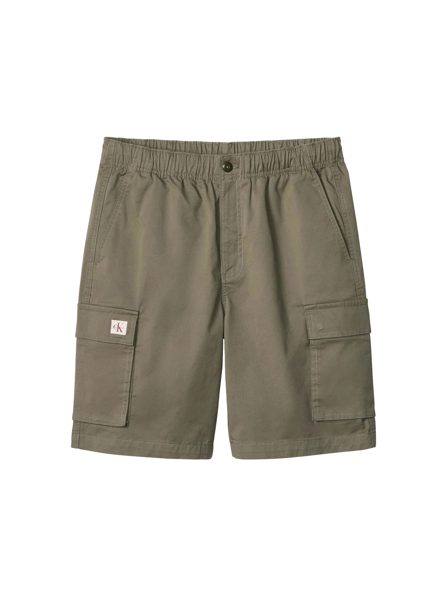 Short Calvin Klein uomo cargo comfort cotton verde - Image 3