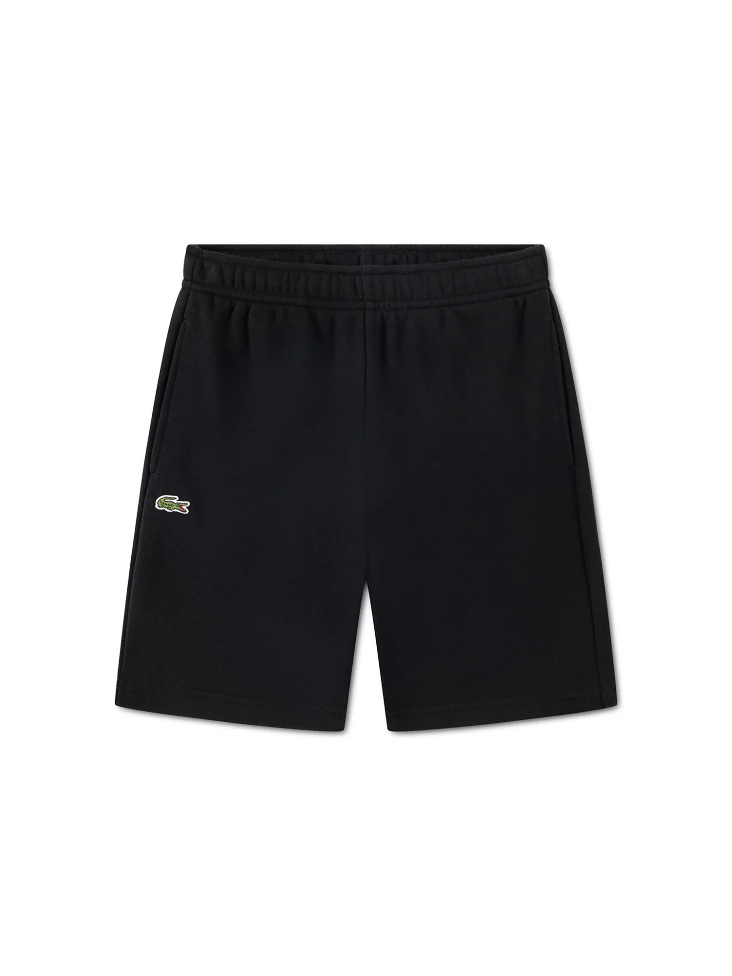 Shorts core Lacoste ragazzo french terry nero