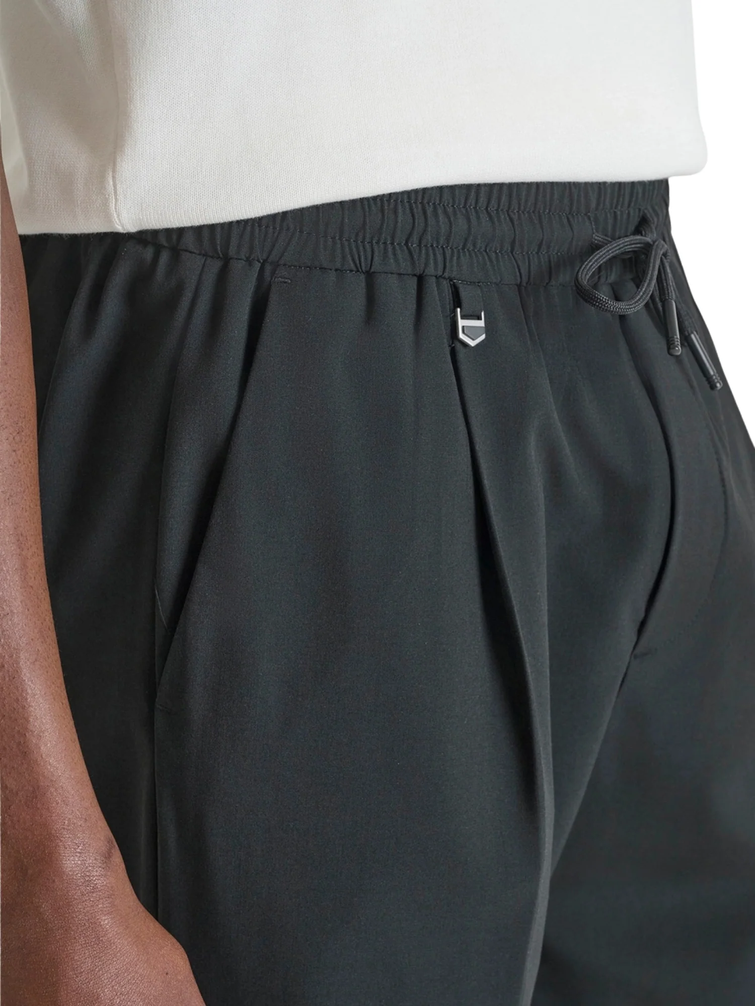 Short con coulisse Antony Morato uomo modello Neil nero - Image 3