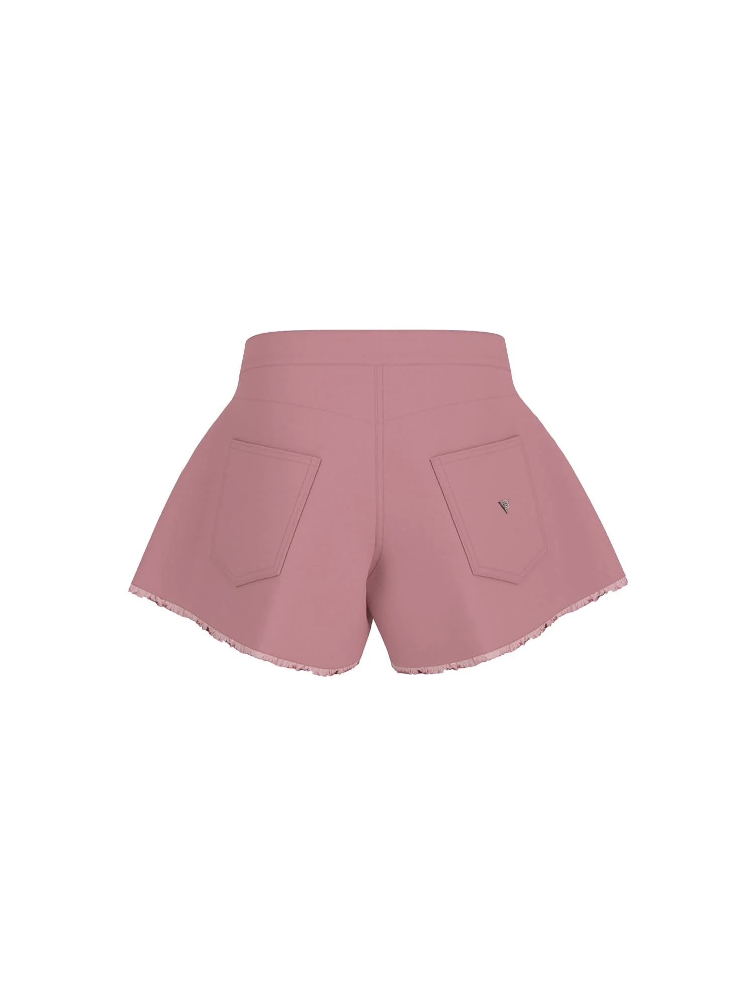 Shorts Guess Ragazza denim color rosa - Image 2