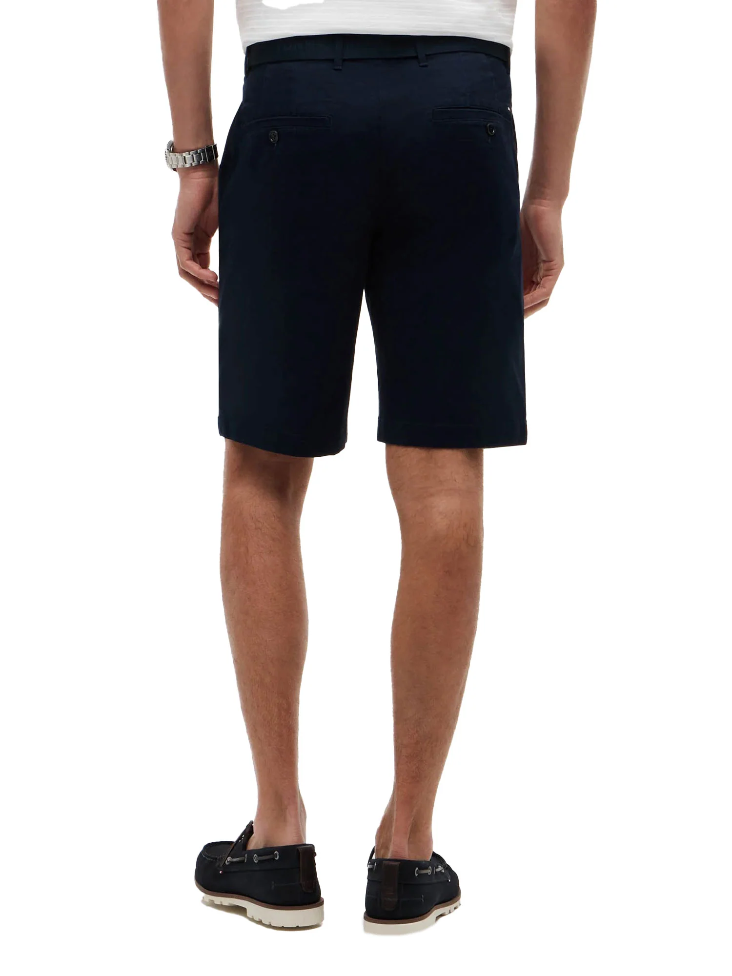 Short Tommy Hilfiger uomo Denton con cinta applicata twill blu - Image 2