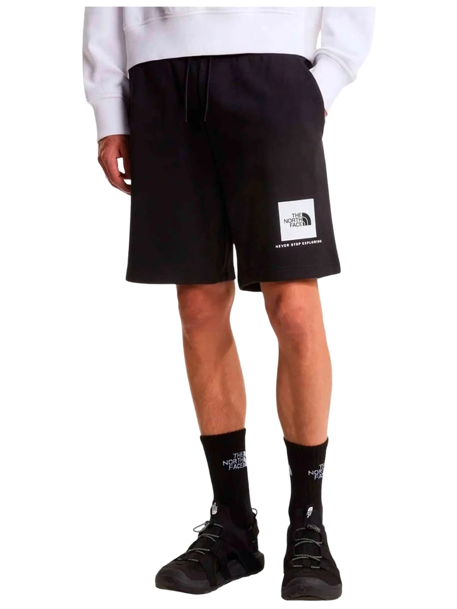 Short The North Face Uomo felpa box nse reg
 Nero