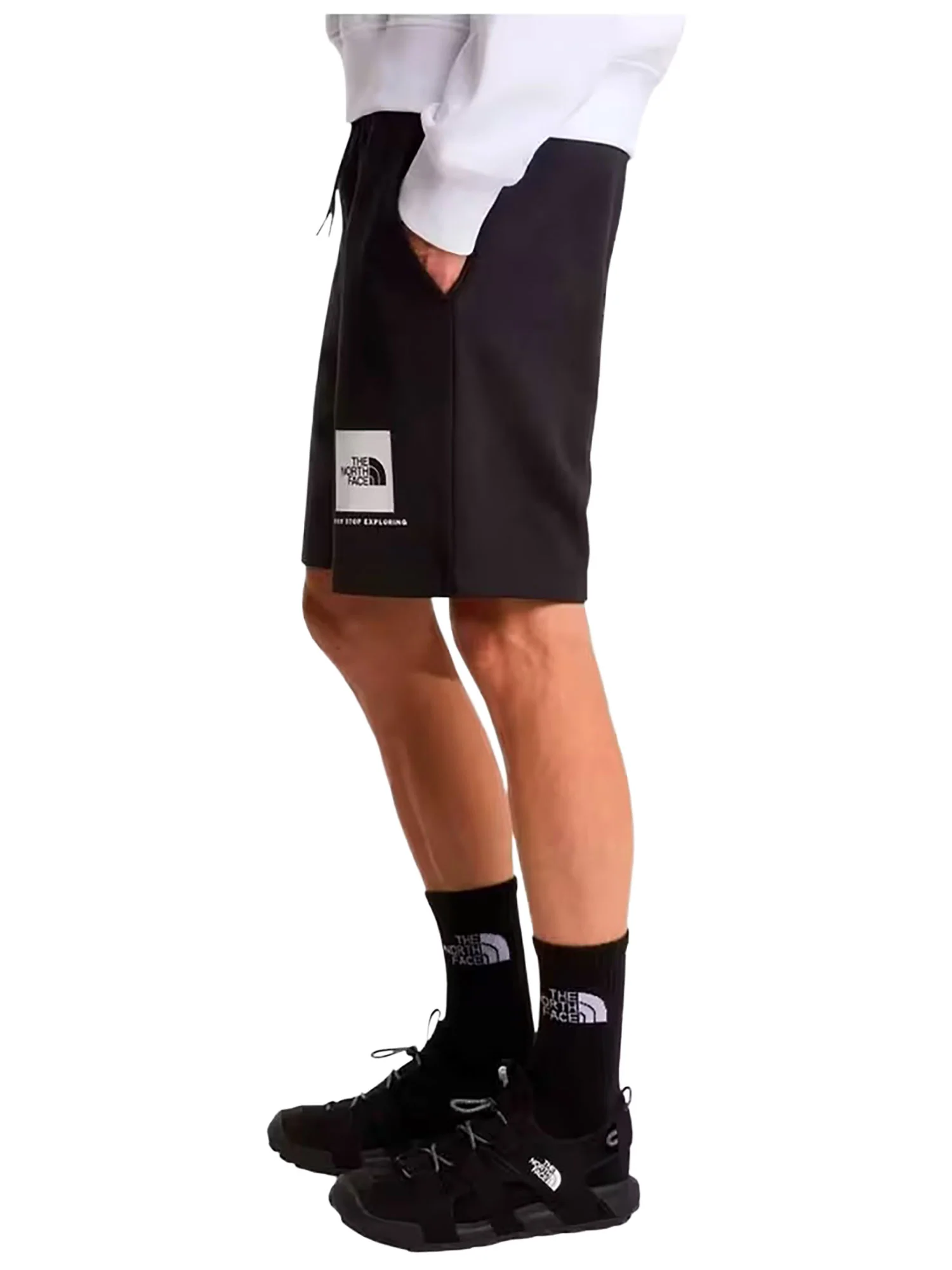 Short The North Face Uomo felpa box nse reg
 Nero - Image 2
