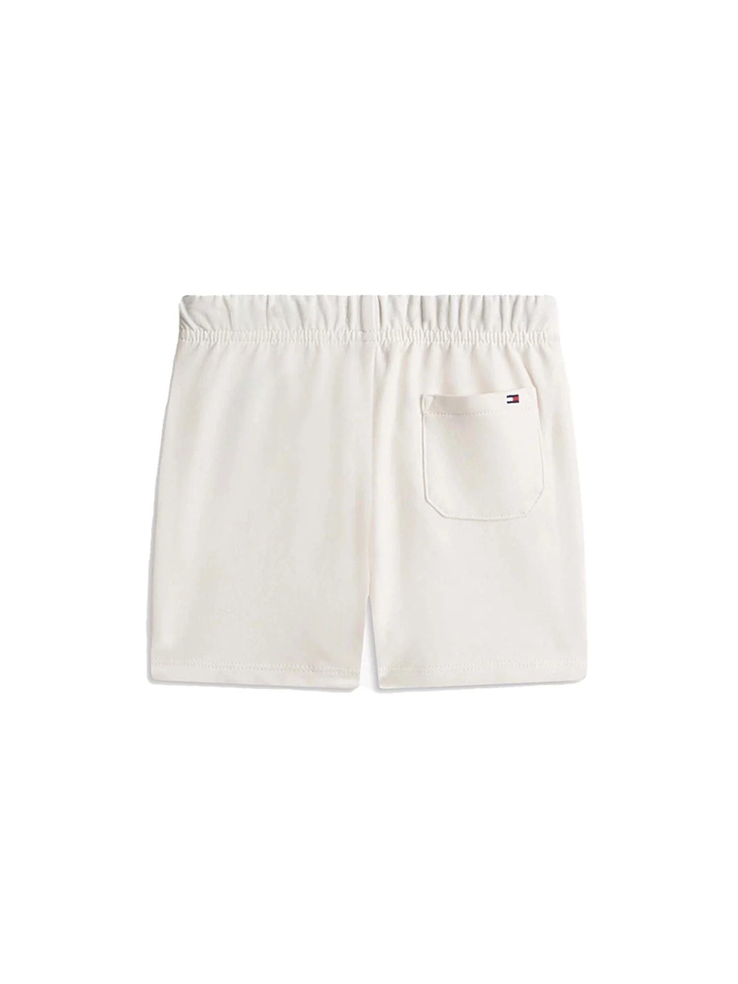 Shorts Tommy Hilfigher Neonato in felpa essential bianco - Image 2