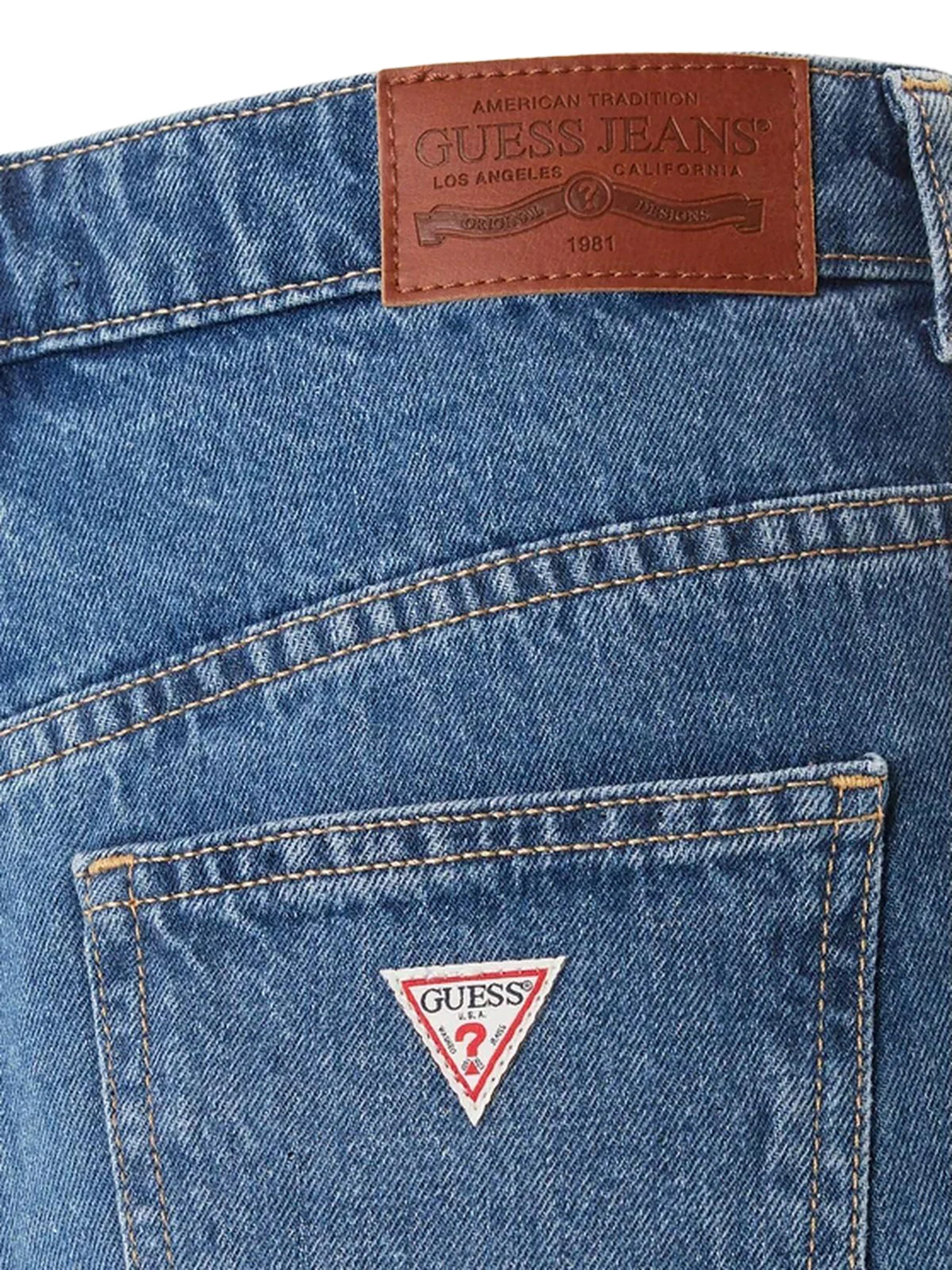 Short Guess donna Highwaist mom denim medio - Image 3