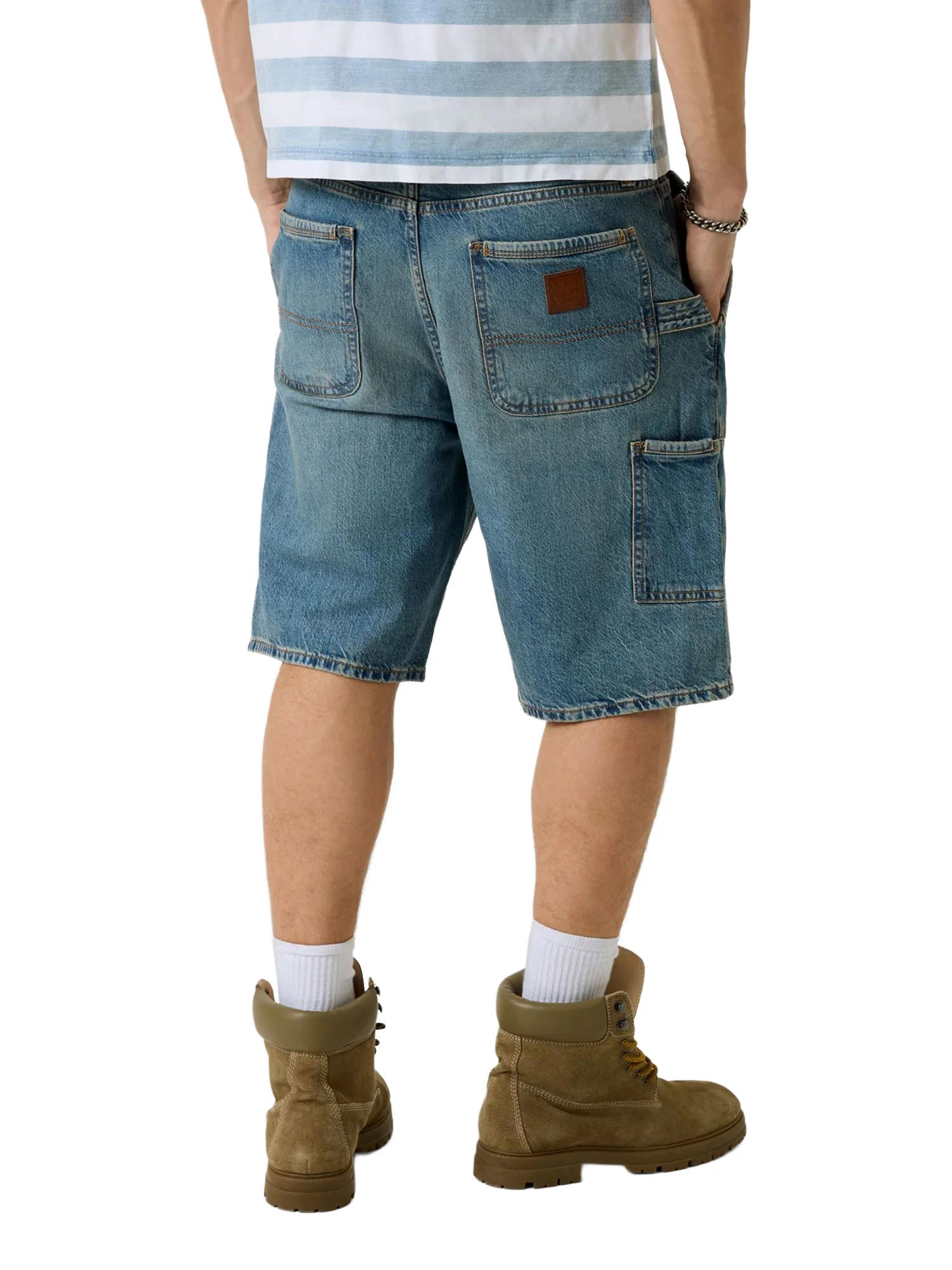 Short Guess uomo Utility Carpenter denim medio - Image 2