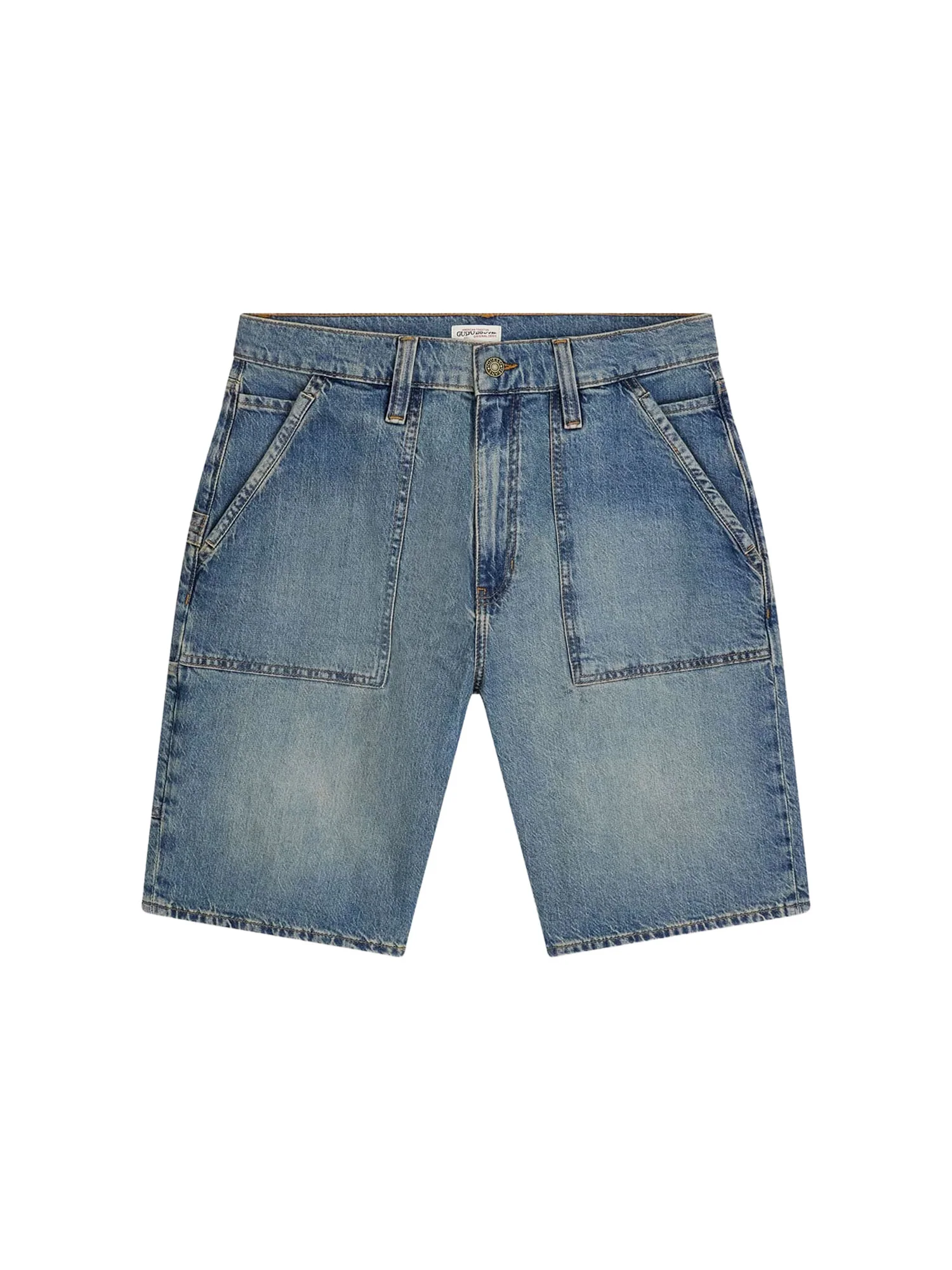 Short Guess uomo Utility Carpenter denim medio - Image 3