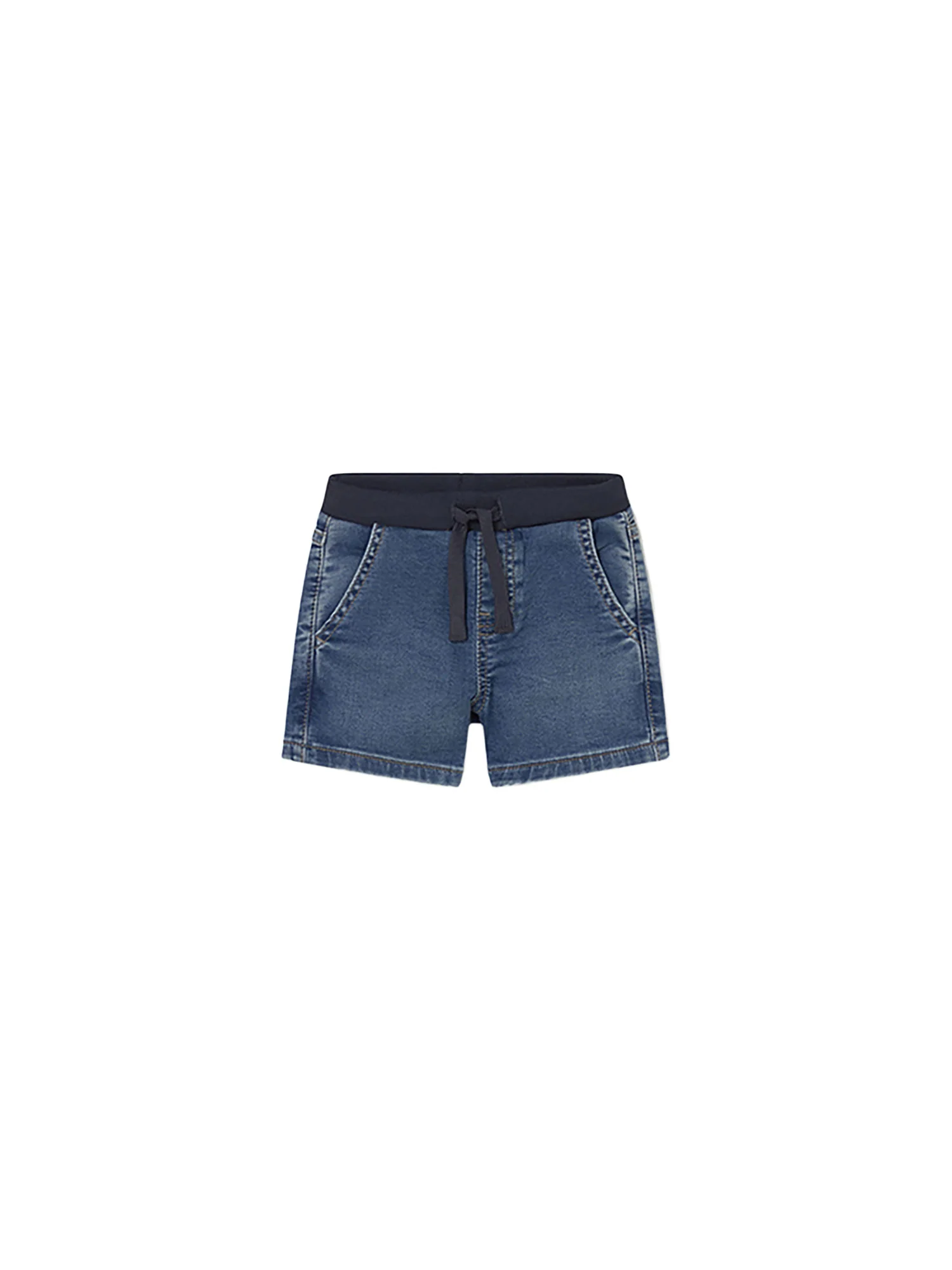 Shorts Mayoral Bambino in jeans con coulisse denim medio