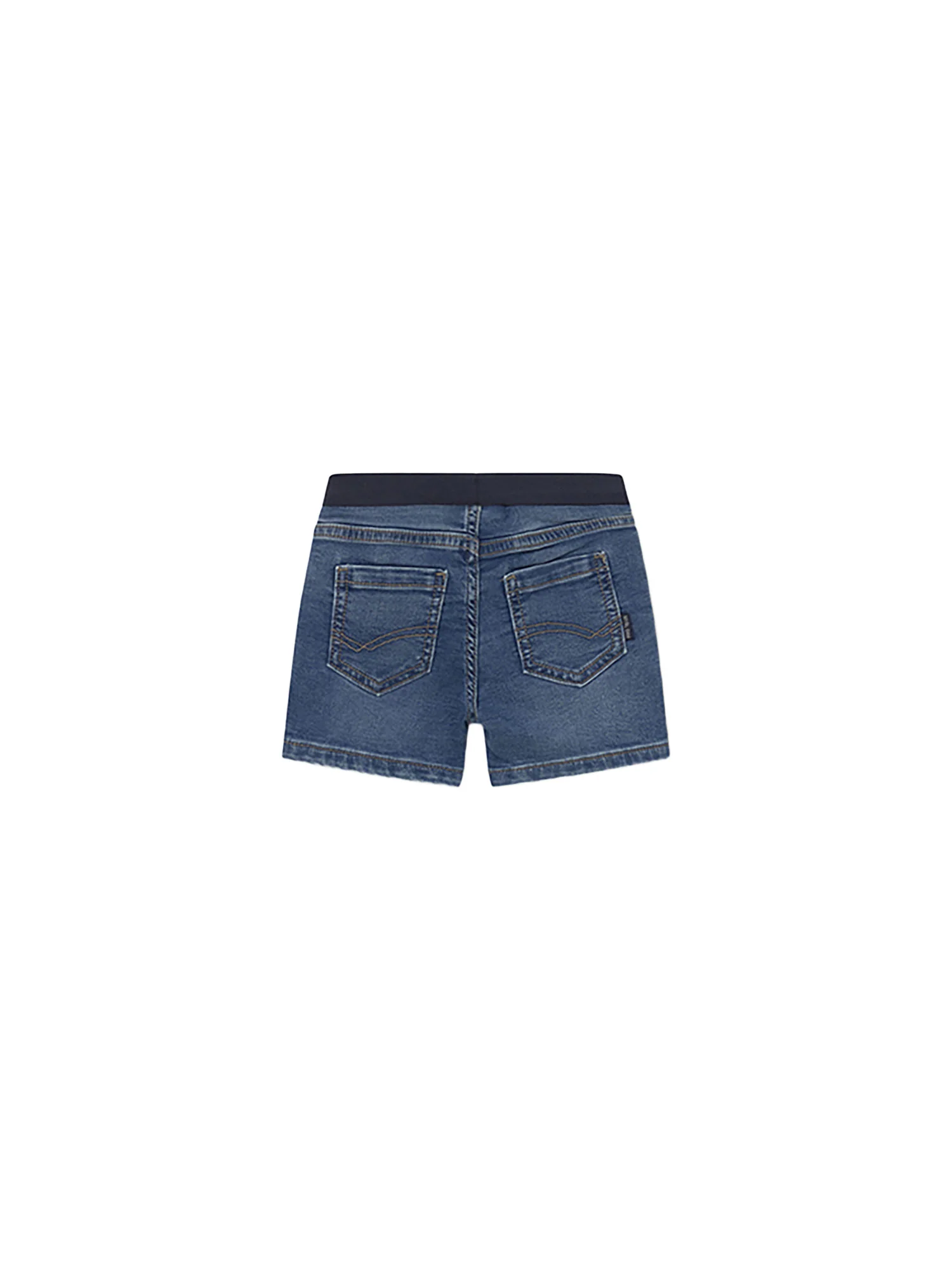 Shorts Mayoral Bambino in jeans con coulisse denim medio - Image 2