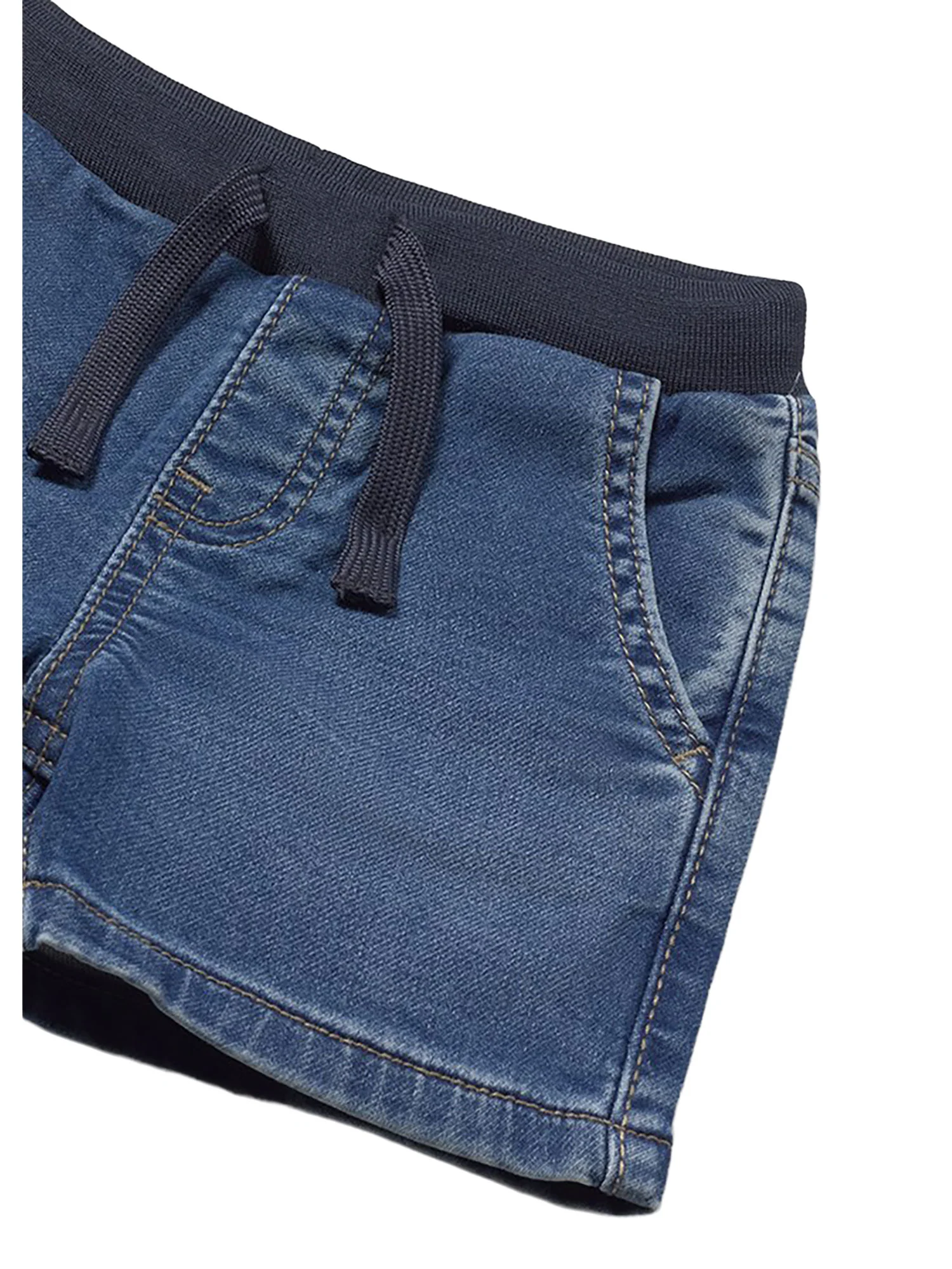 Shorts Mayoral Bambino in jeans con coulisse denim medio - Image 3
