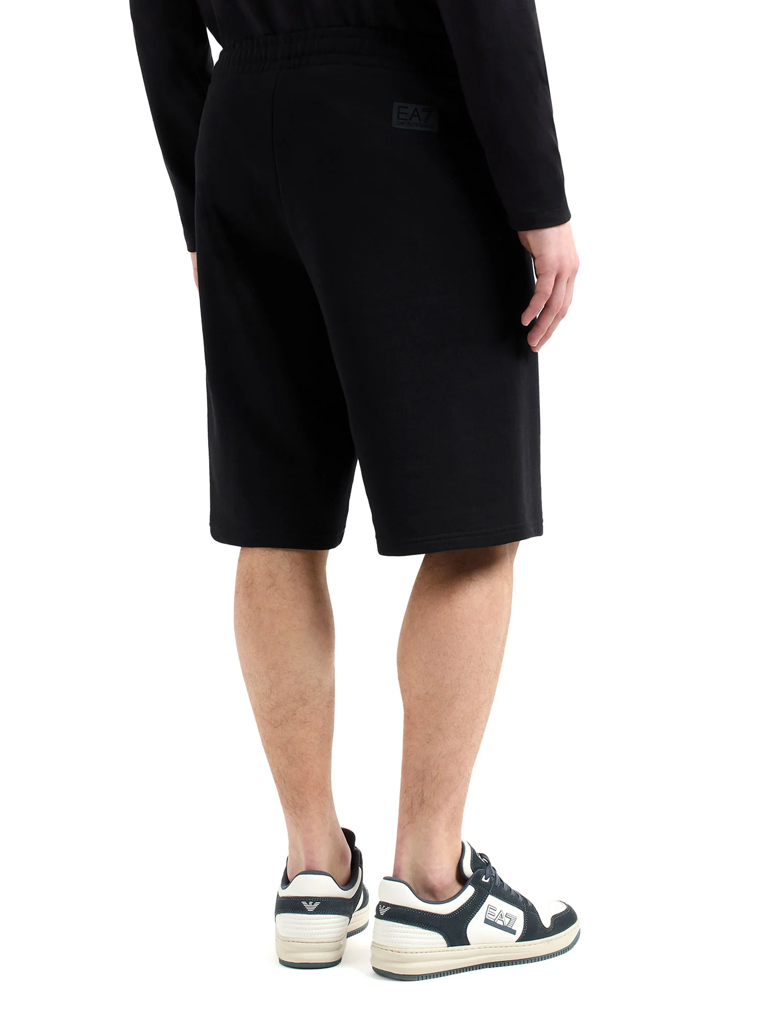Shorts maxi logo patch nero - Image 2