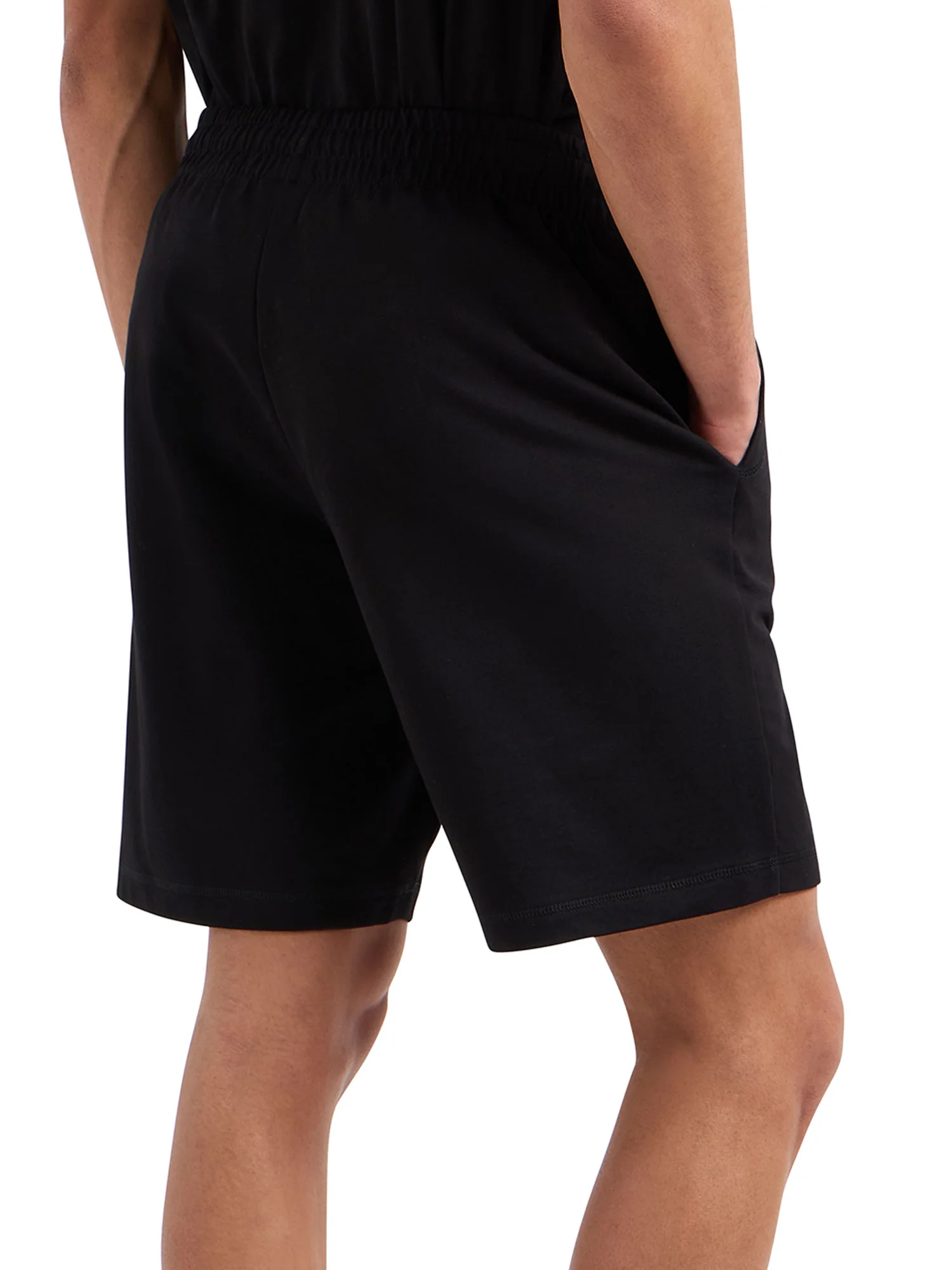 Shorts logo sul fondo a rilievo nero - Image 14