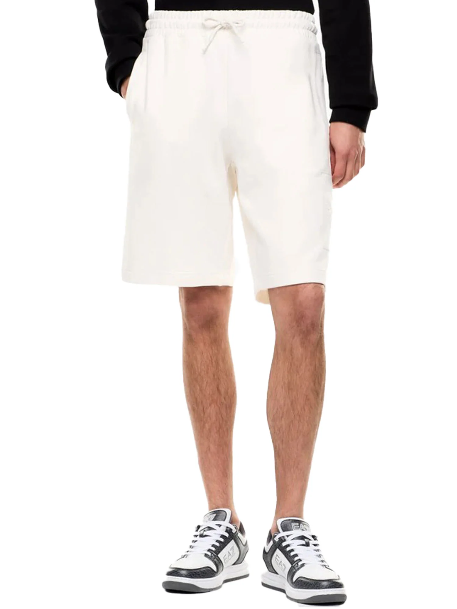 Short EA7 uomo Train logo sugar swizzle