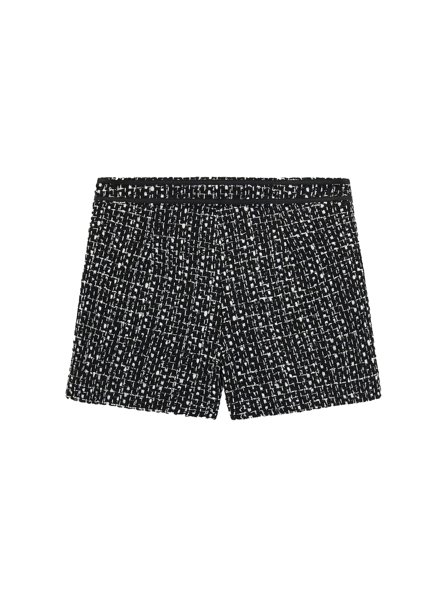 Shorts Guess Ragazza in tweed lurex nero - Image 2