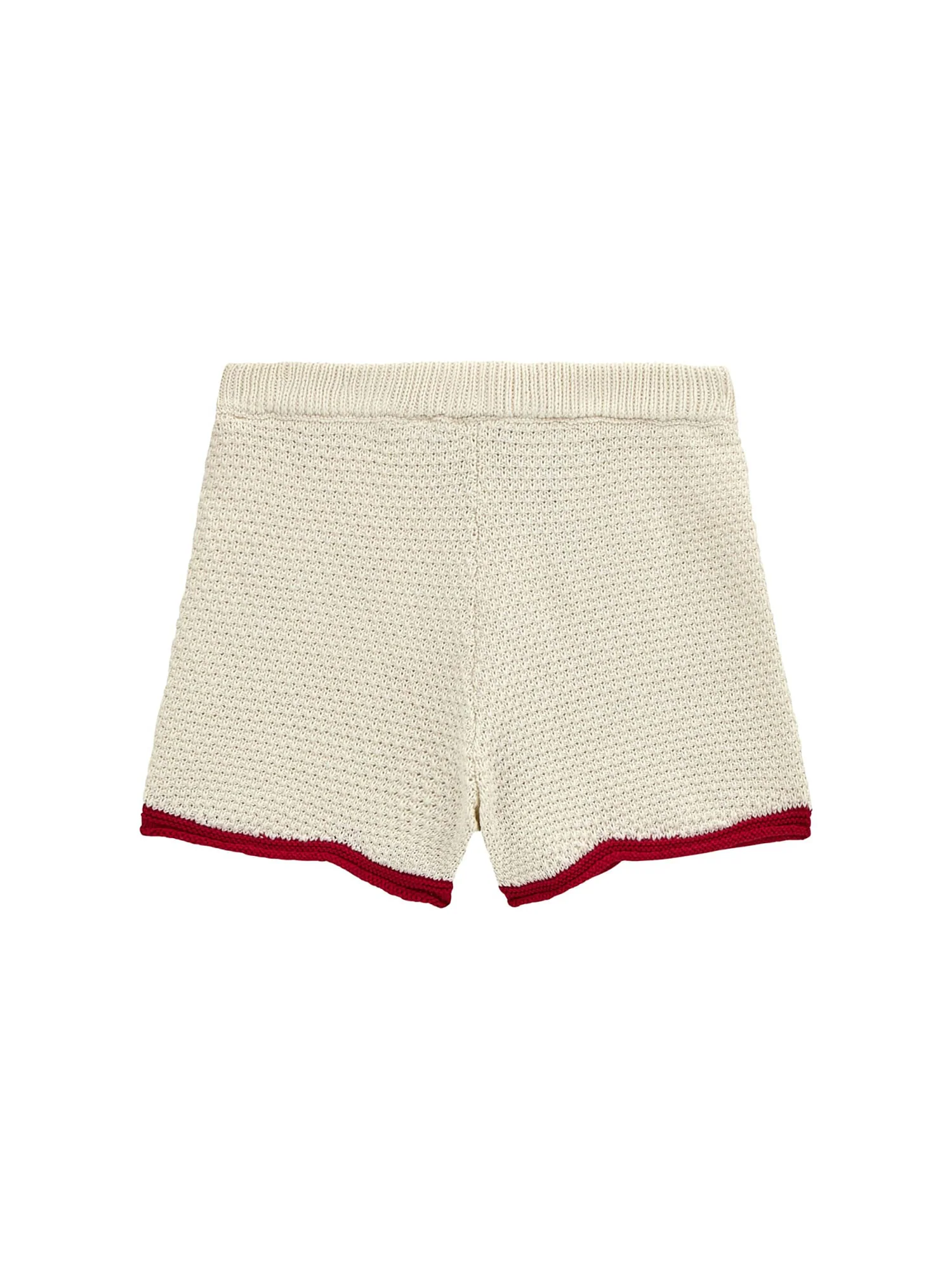 Shorts lavorato panna - Image 2