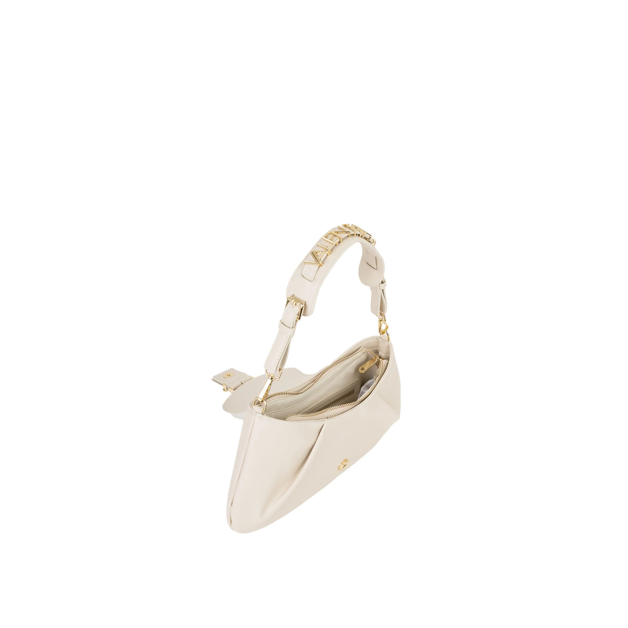 Borsa a spalla Valentino donna cassandra ecrù - Image 4