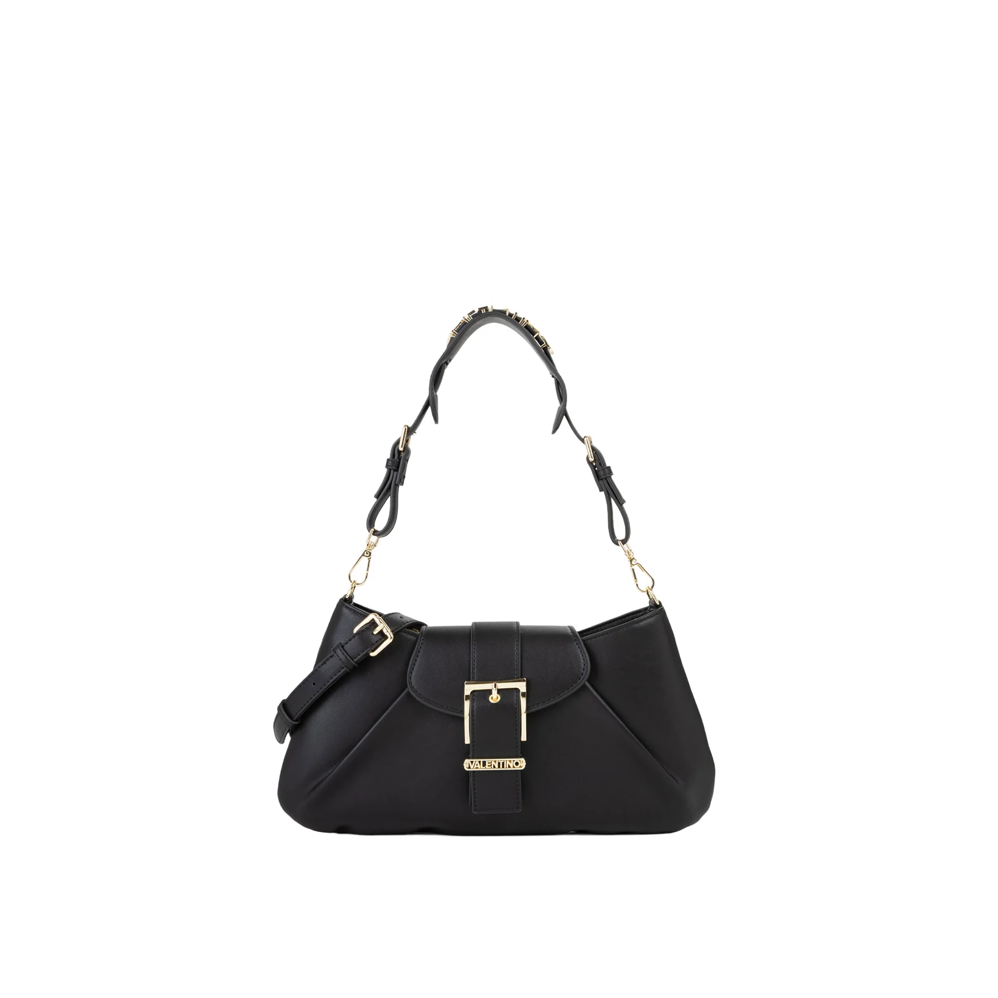 Borsa a spalla Valentino donna cassandra nero