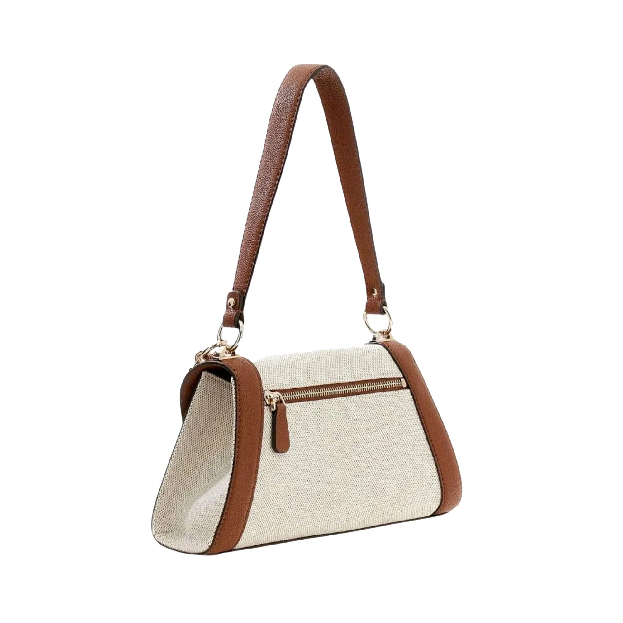 Borsa a spalla Guess donna Karnilla naturale/cognac - Image 2