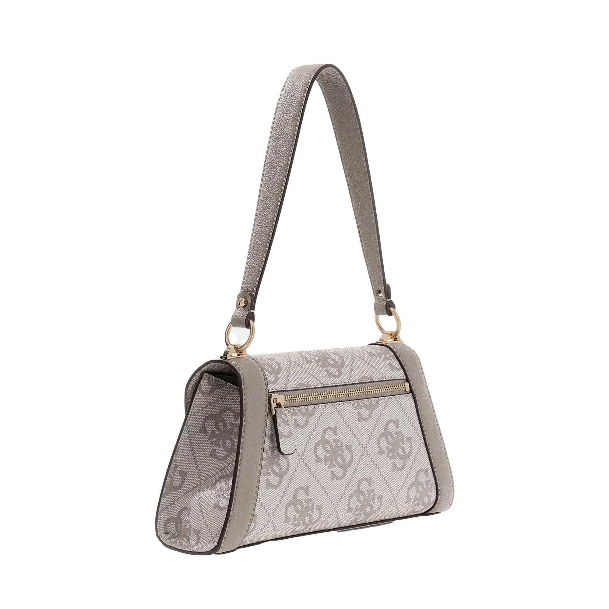 Borsa a spalla Guess donna Karnilla logo taupe - Image 2
