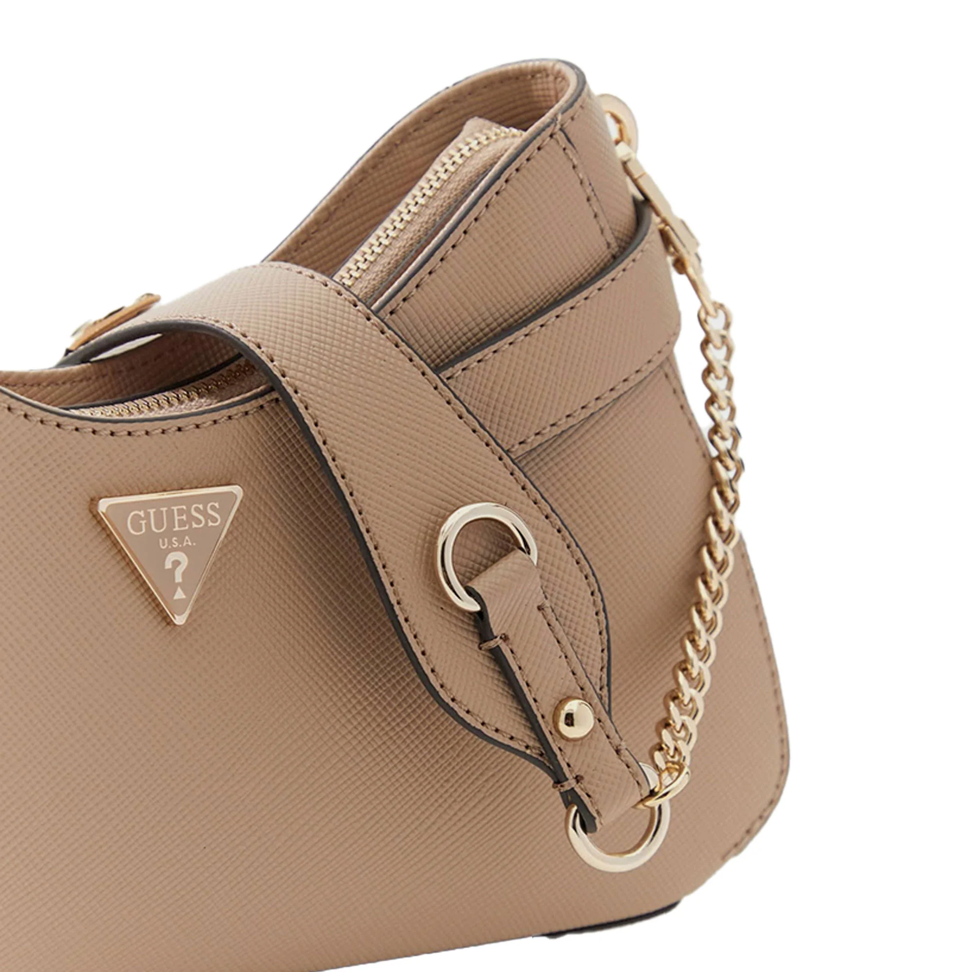 Borsa a spalla Guess donna Serenova panna - Image 3