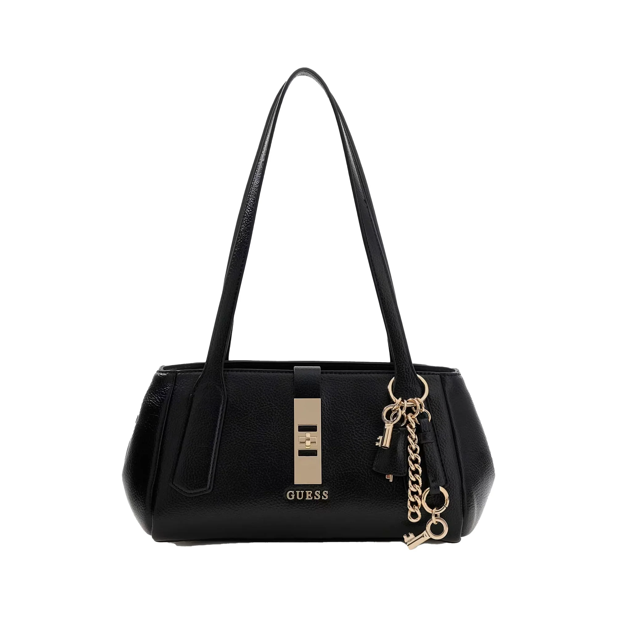 Borsa a spalla Guess donna Satchel Brooke nero