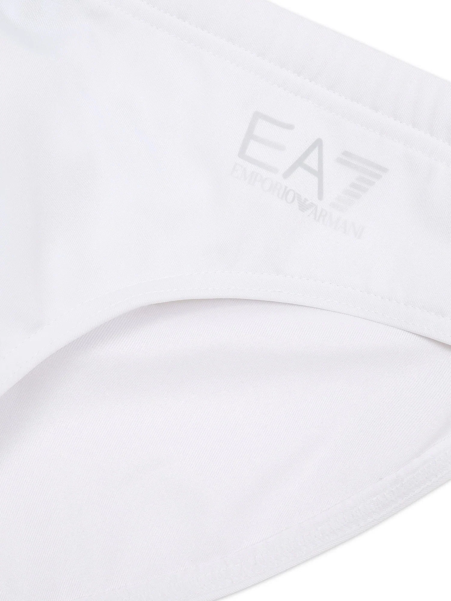 Slip mare EA7 uomo in lycra bianco/argento - Image 4