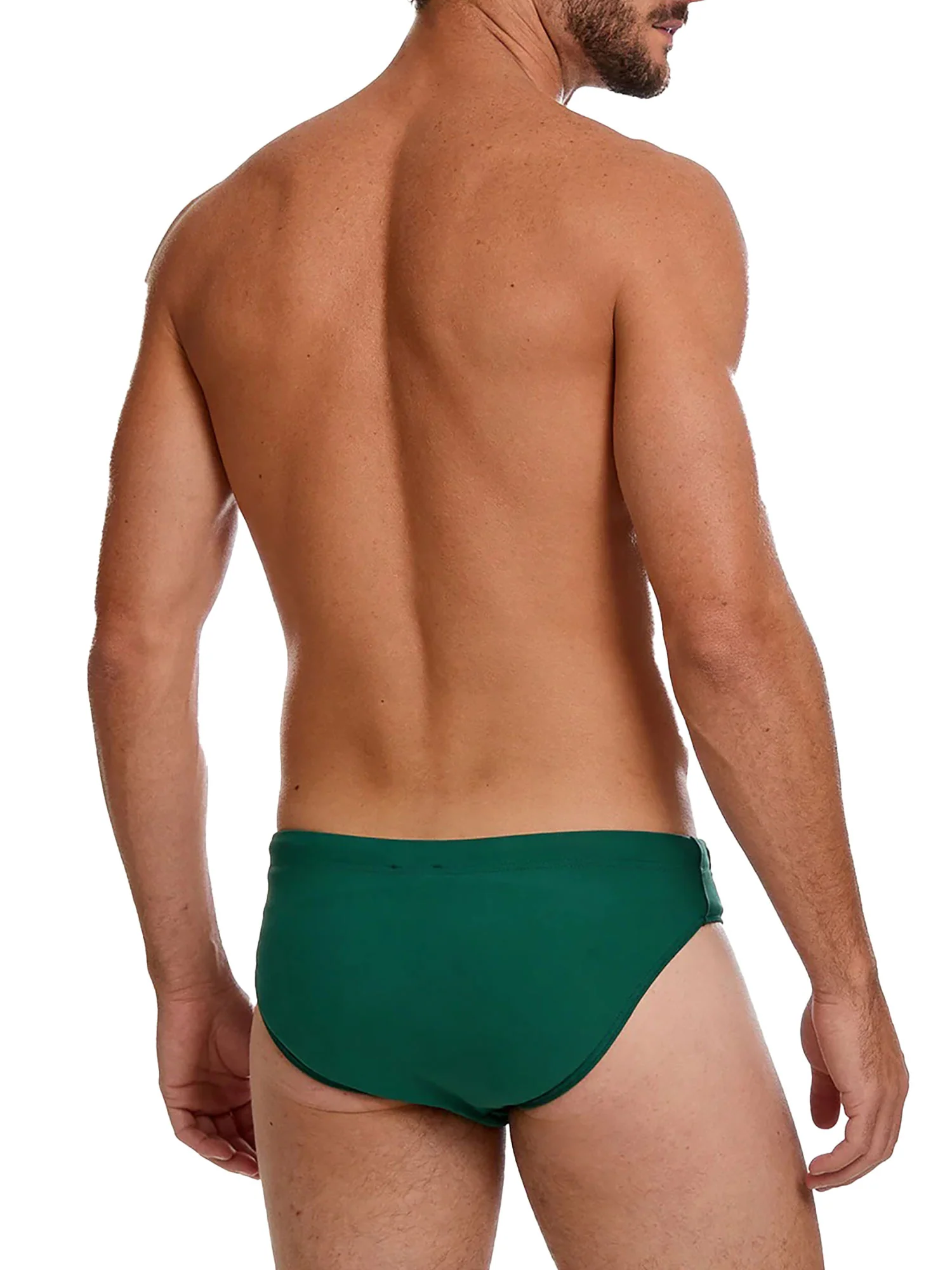 Slip mare F**K uomo beach lycra verde scuro - Image 2