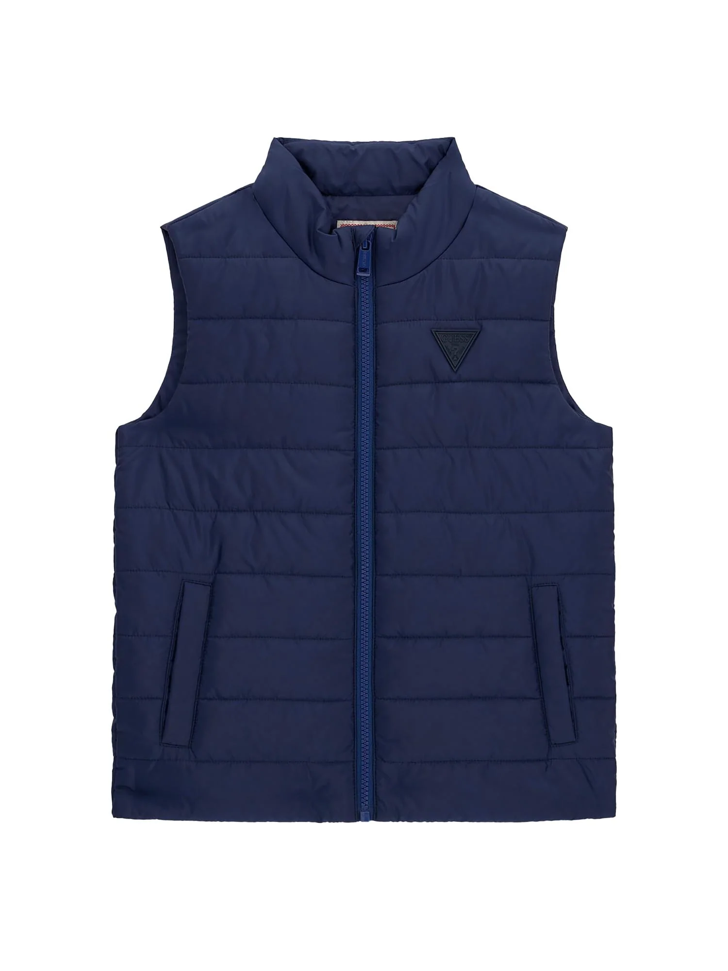 Smanicato Guess Bambino con zip in nylon blu