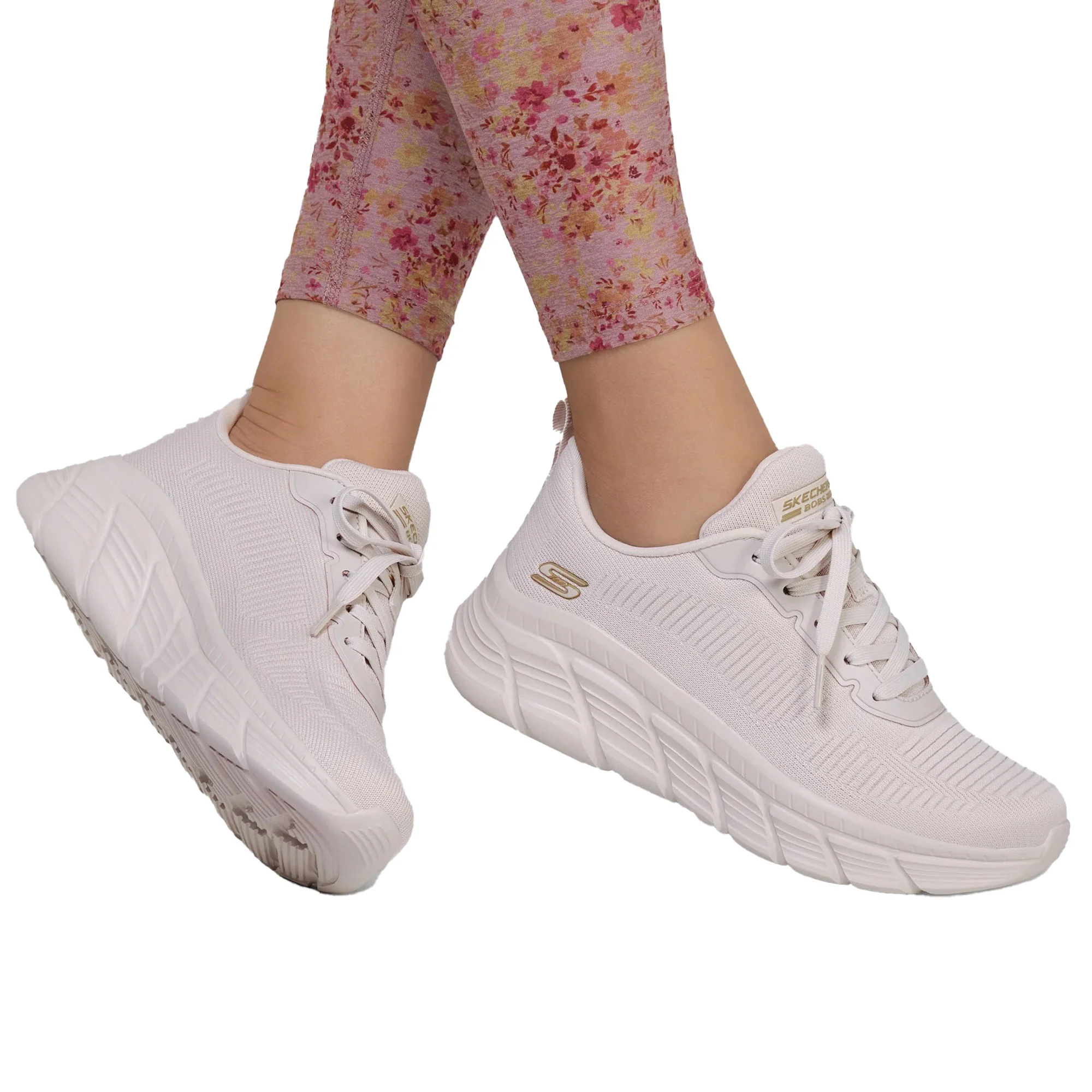 Sneakers Skechers donna Bobs B Flex Hi panna - Image 3