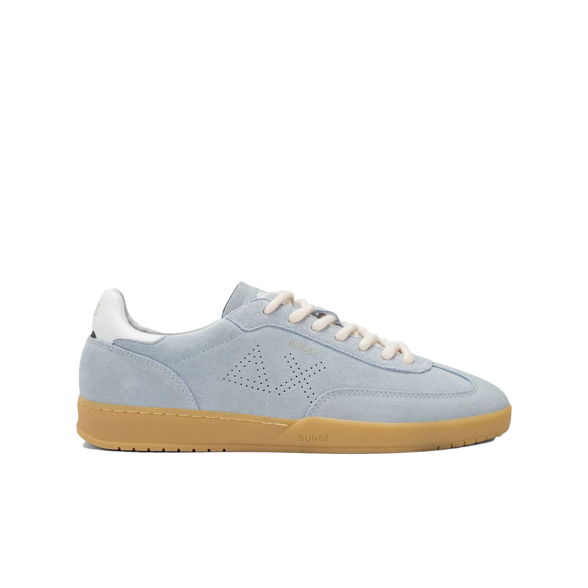 Sneakers Sun 68 uomo California Sun suede azzurro