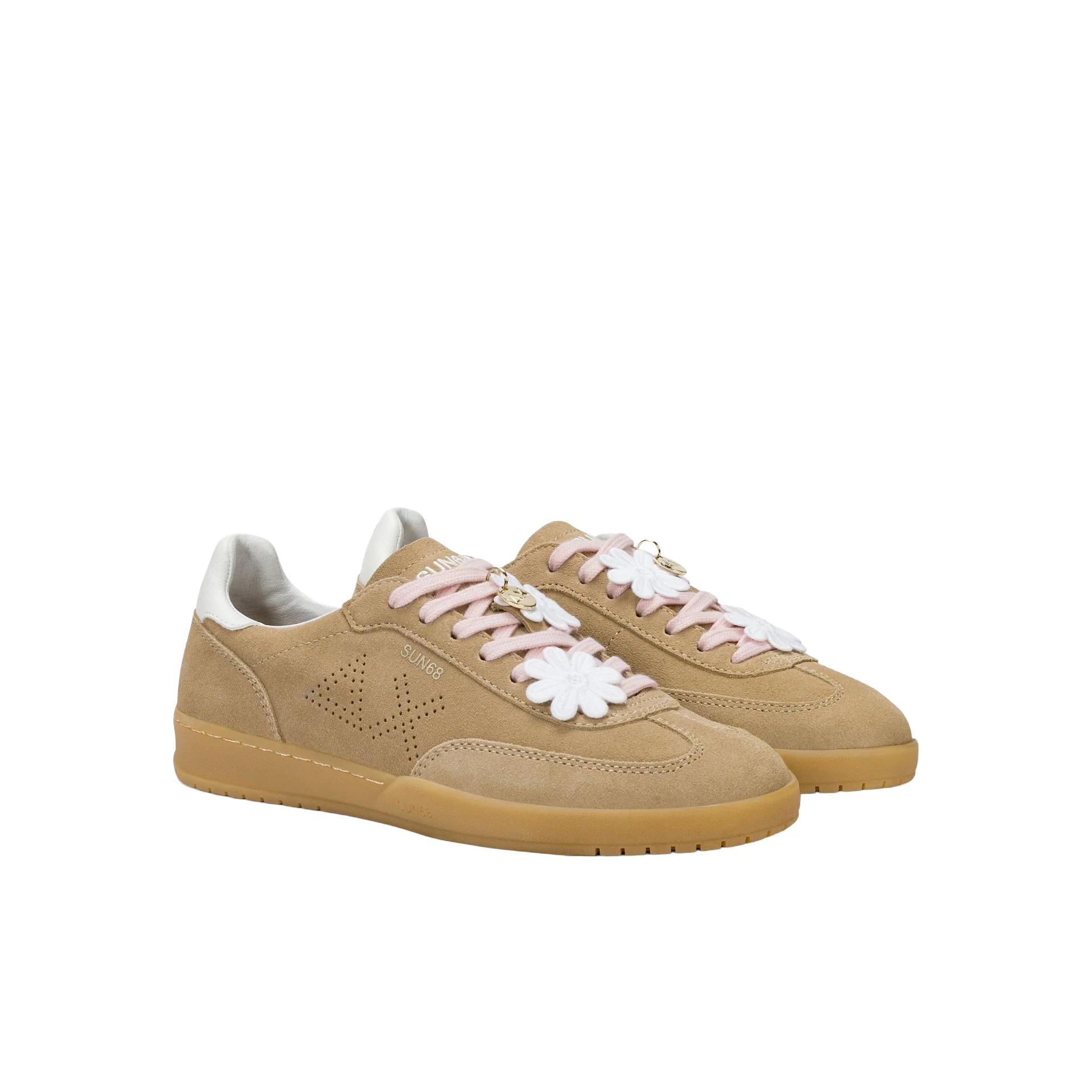 Sneakers Sun 68 donna California Sun suede beige - Image 2