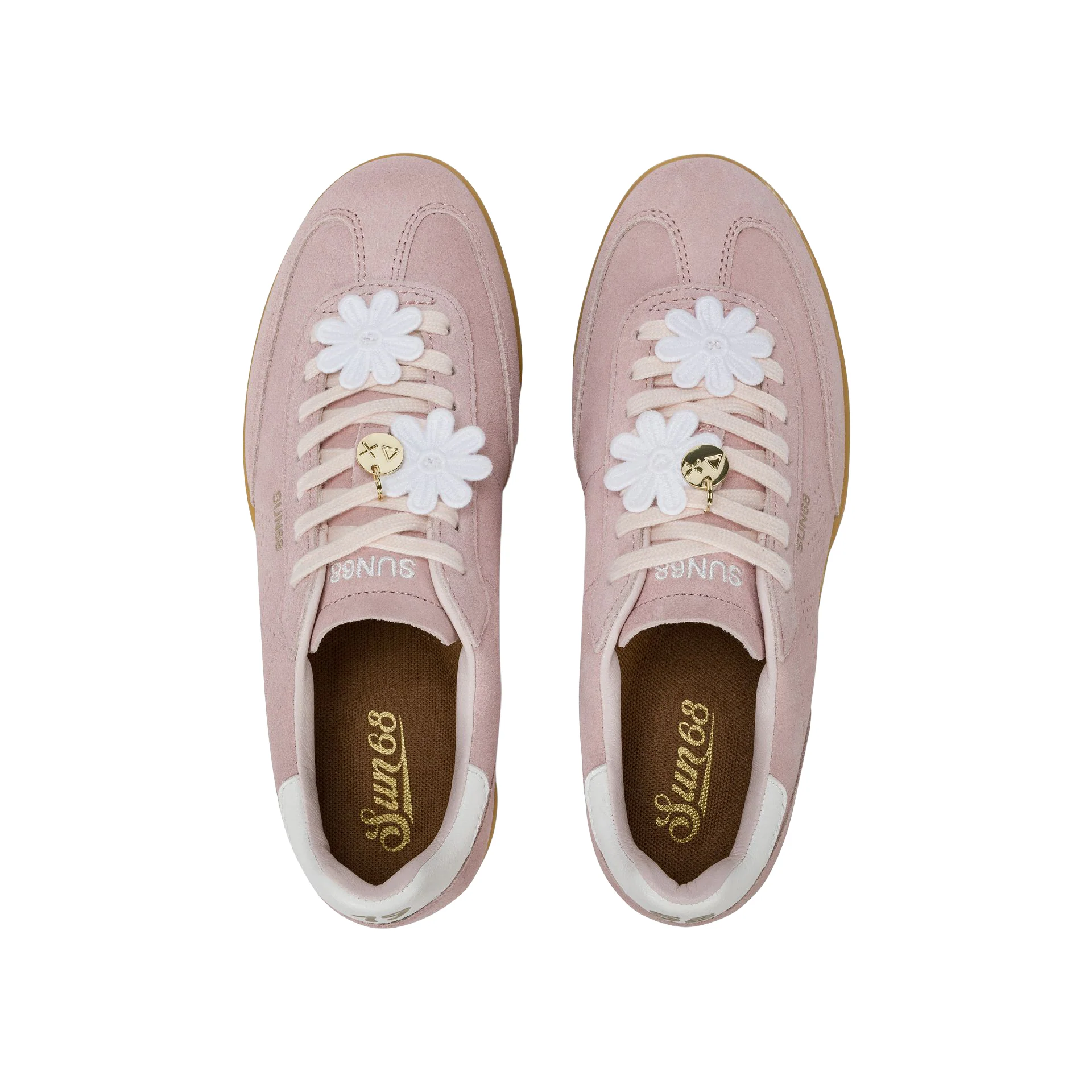Sneakers Sun 68 donna California Sun suede rosa - Image 4