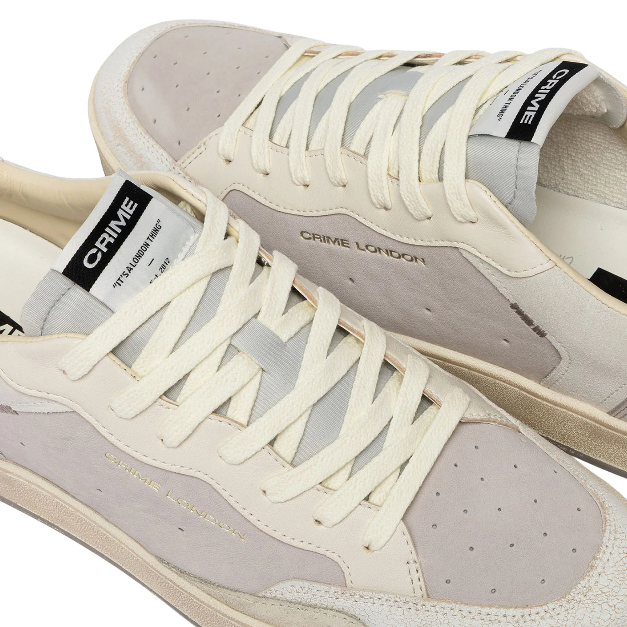 Sneakers Crime London uomo Chelsea grigio - Image 3