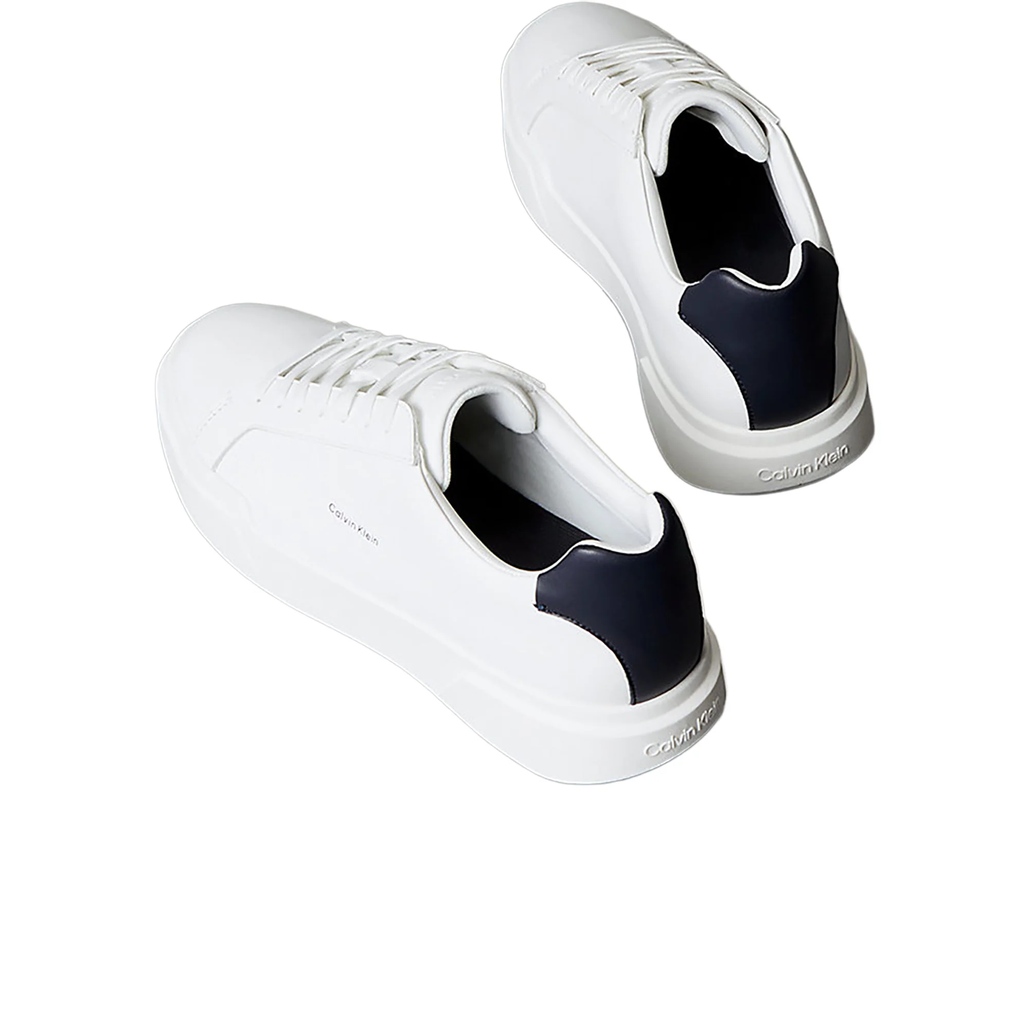 Sneakers Calvin Klein uomo Chunky Cupsole Laceup bianco/blu - Image 3