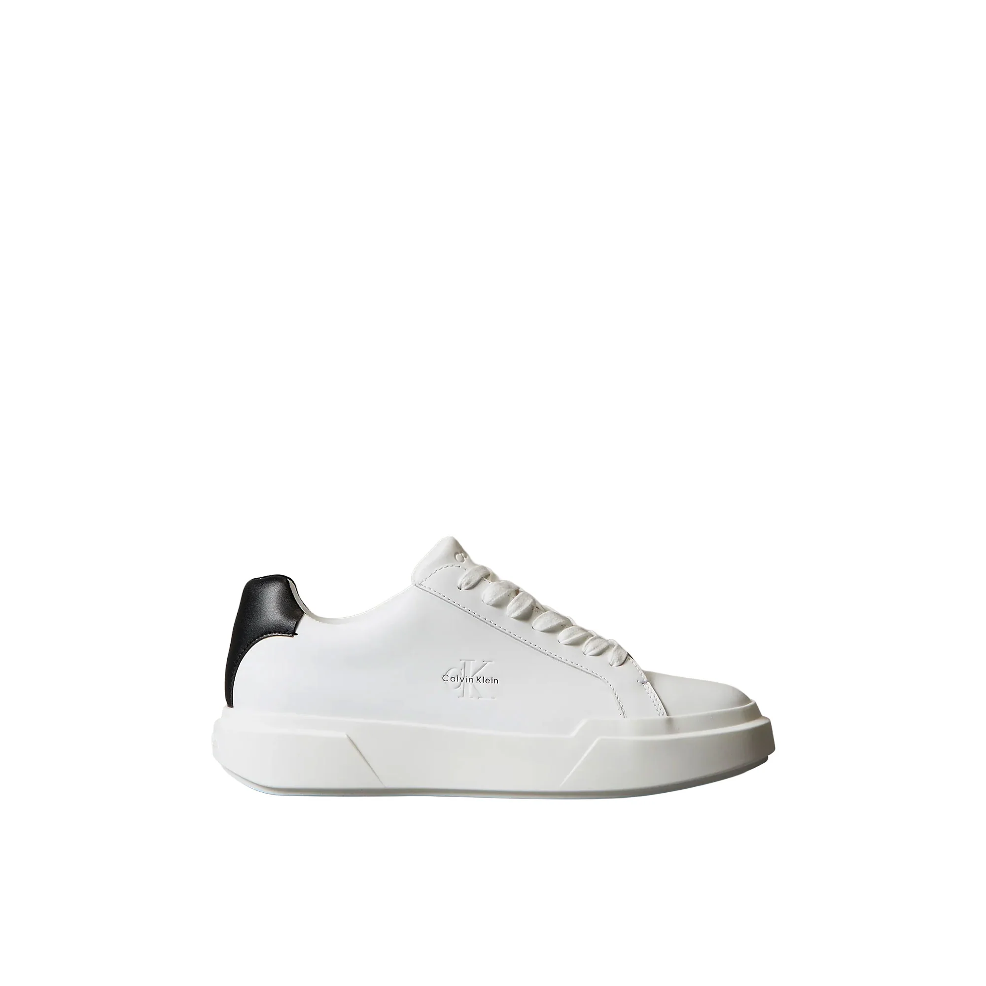 Sneakers Calvin Klein uomo chunky cupsole laceup bianco/nero