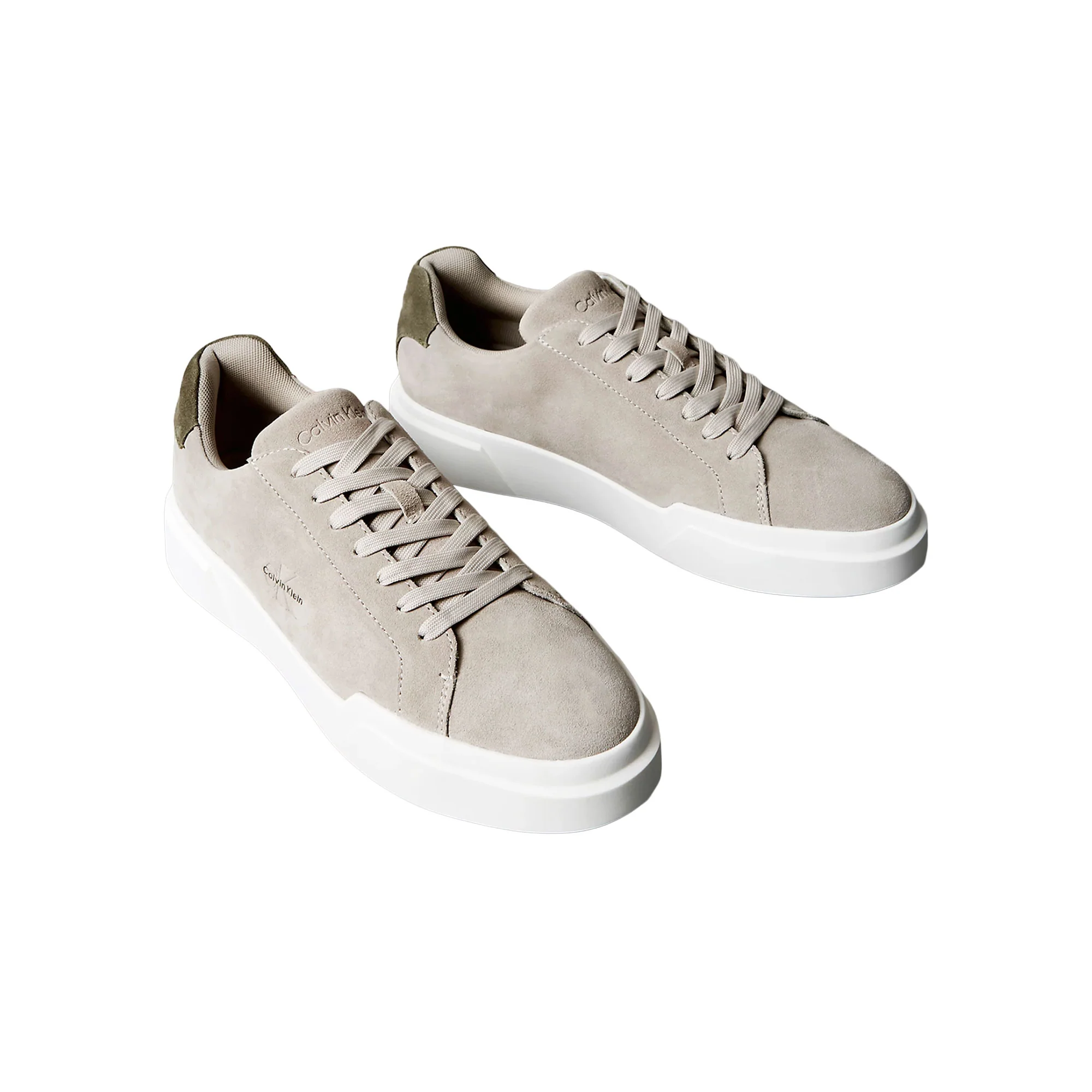 Sneakers Calvin Klein uomo Chunky Cupsole Laceup taupe/verde - Image 2