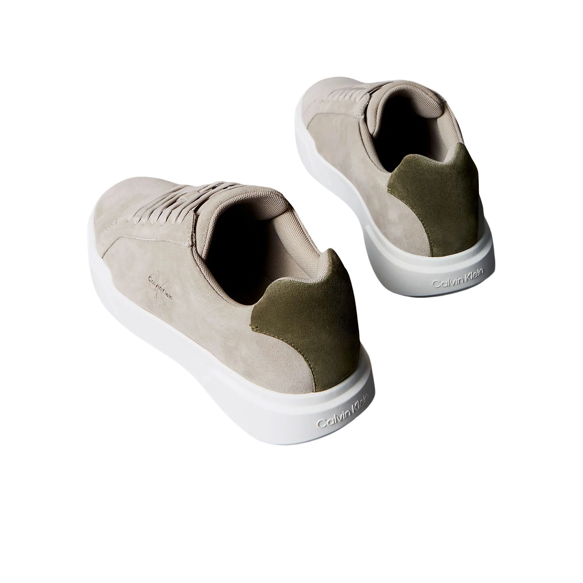 Sneakers Calvin Klein uomo Chunky Cupsole Laceup taupe/verde - Image 3