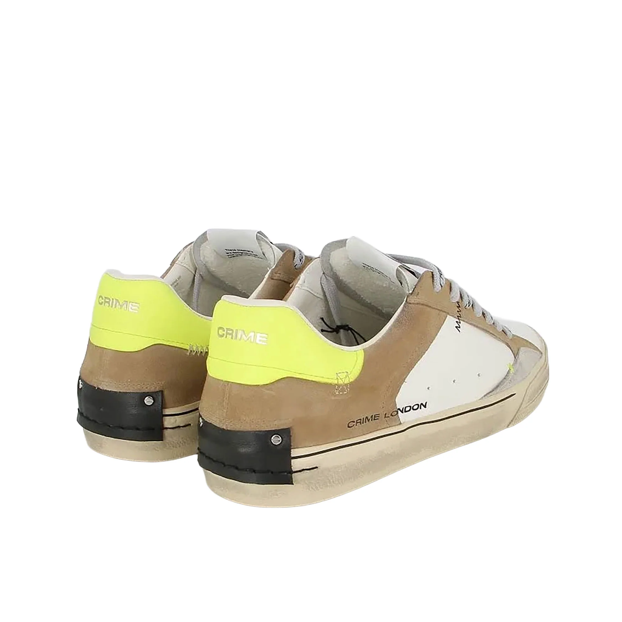 Sneakers Crime London uomo Distressed Deconstructed City Lights beige - Image 2