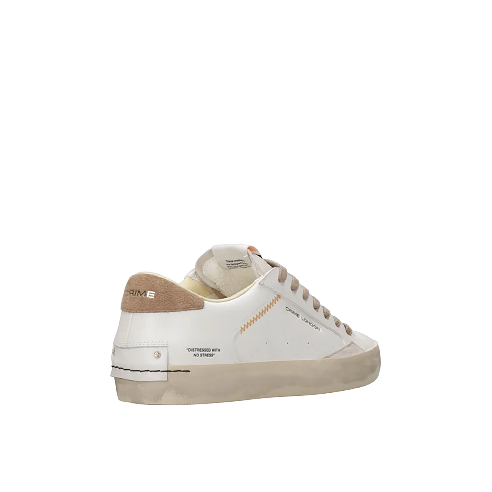 Sneakers Crime London uomo Distressed LO bianco - Image 3