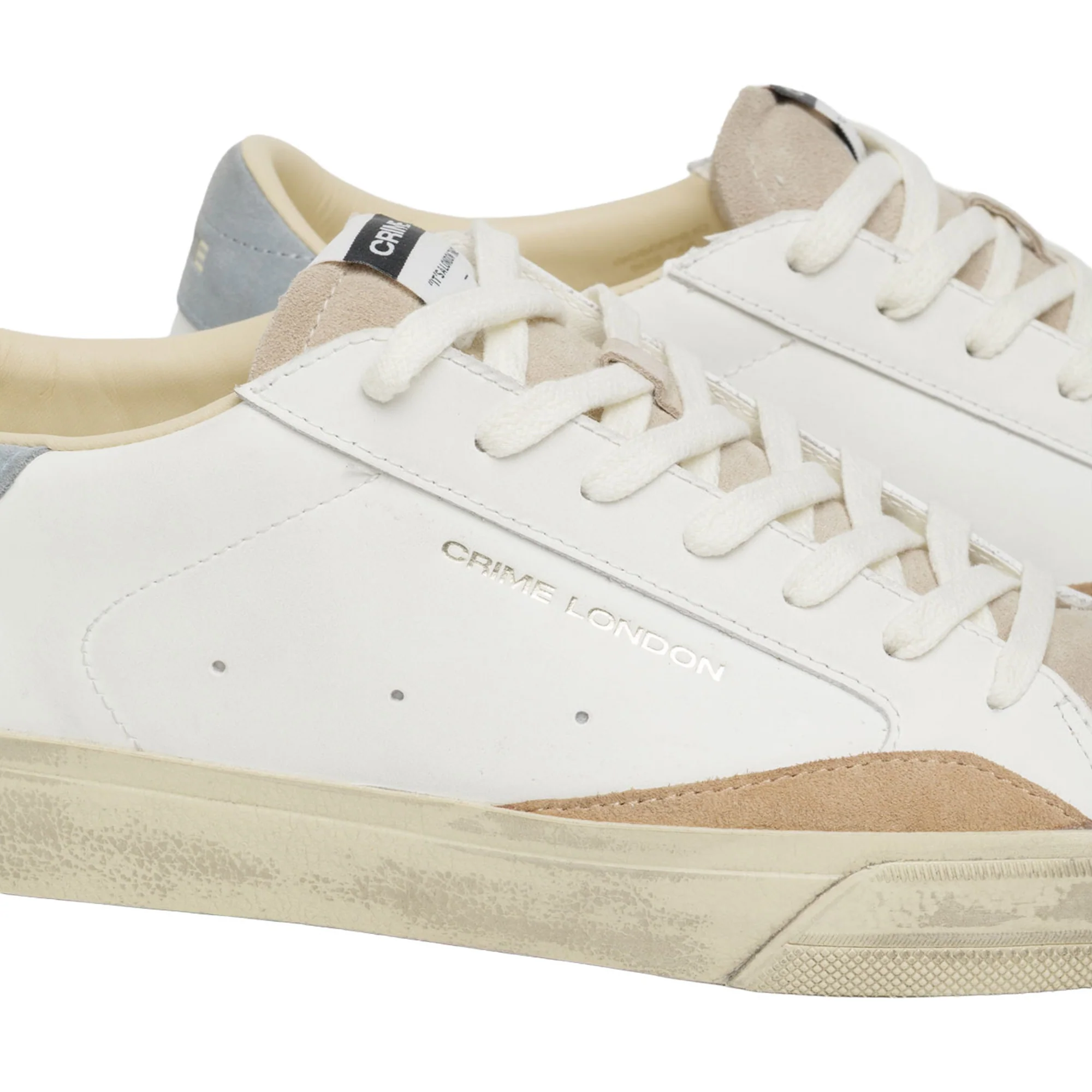 Sneakers Crime London uomo Distressed 2.0 LO bianco - Image 4