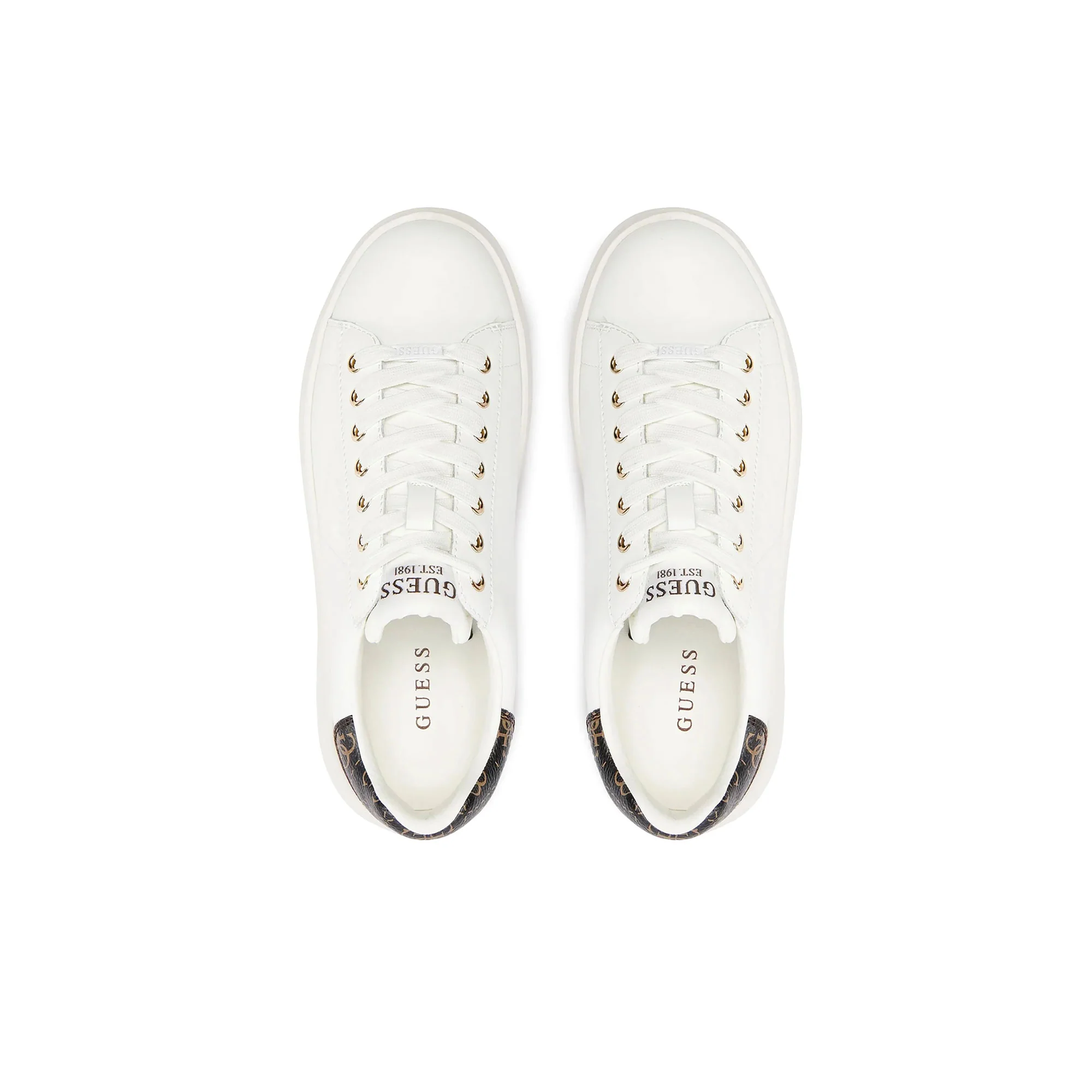 Sneakers Guess donna Elbina bianco/moro - Image 3