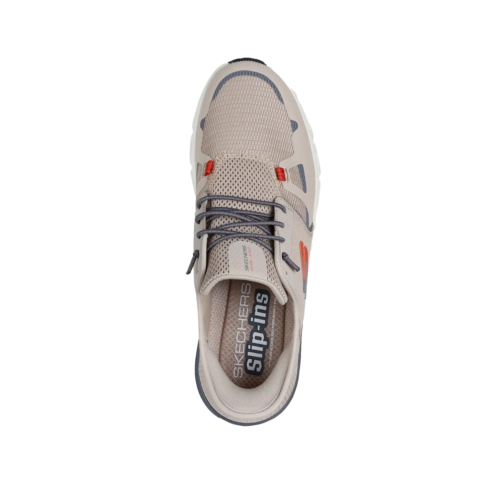 Sneakers Skechers uomo Glide Step Pro taupe/arancio - Image 3