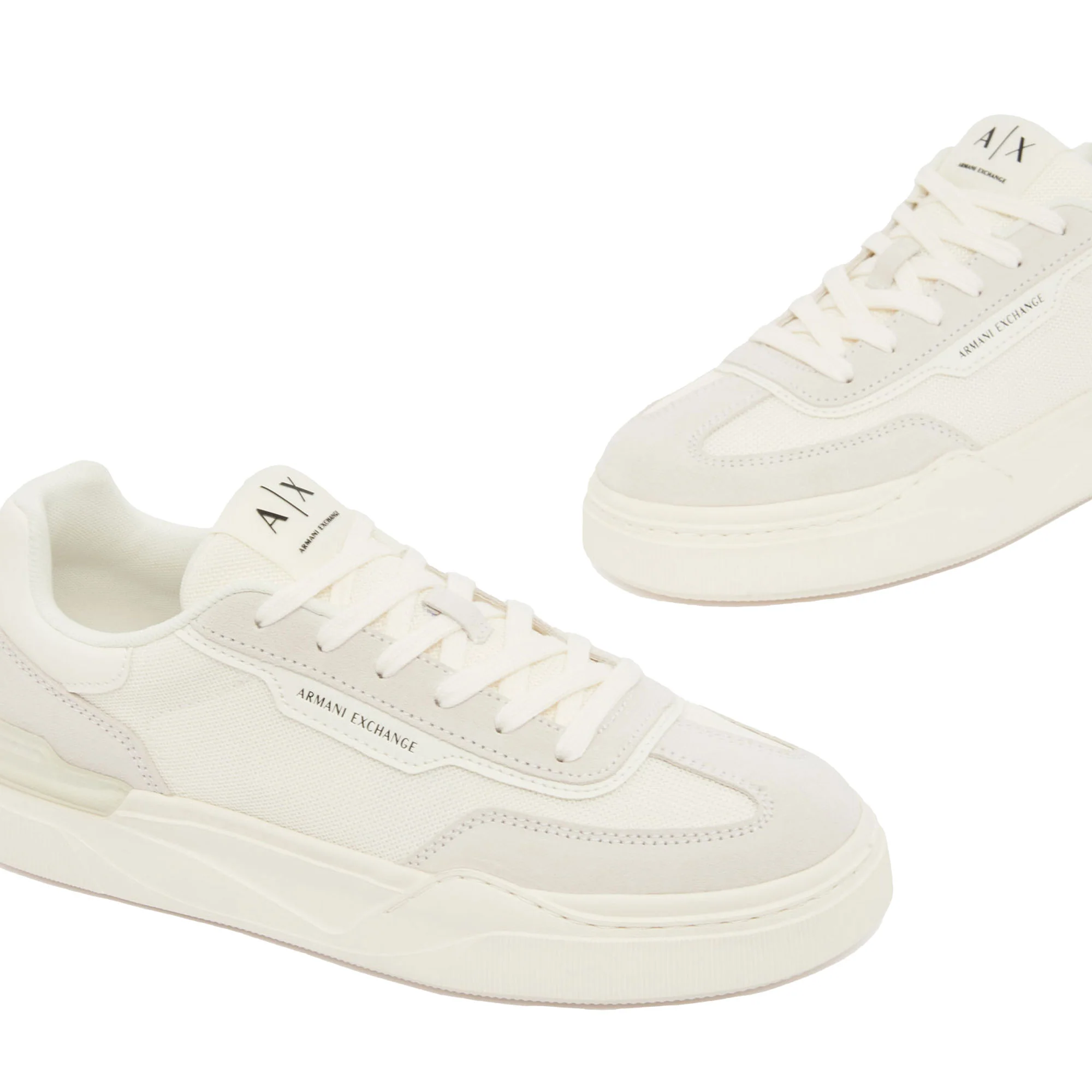 Sneakers Armani Exchange uomo Logo PU olive - Image 6