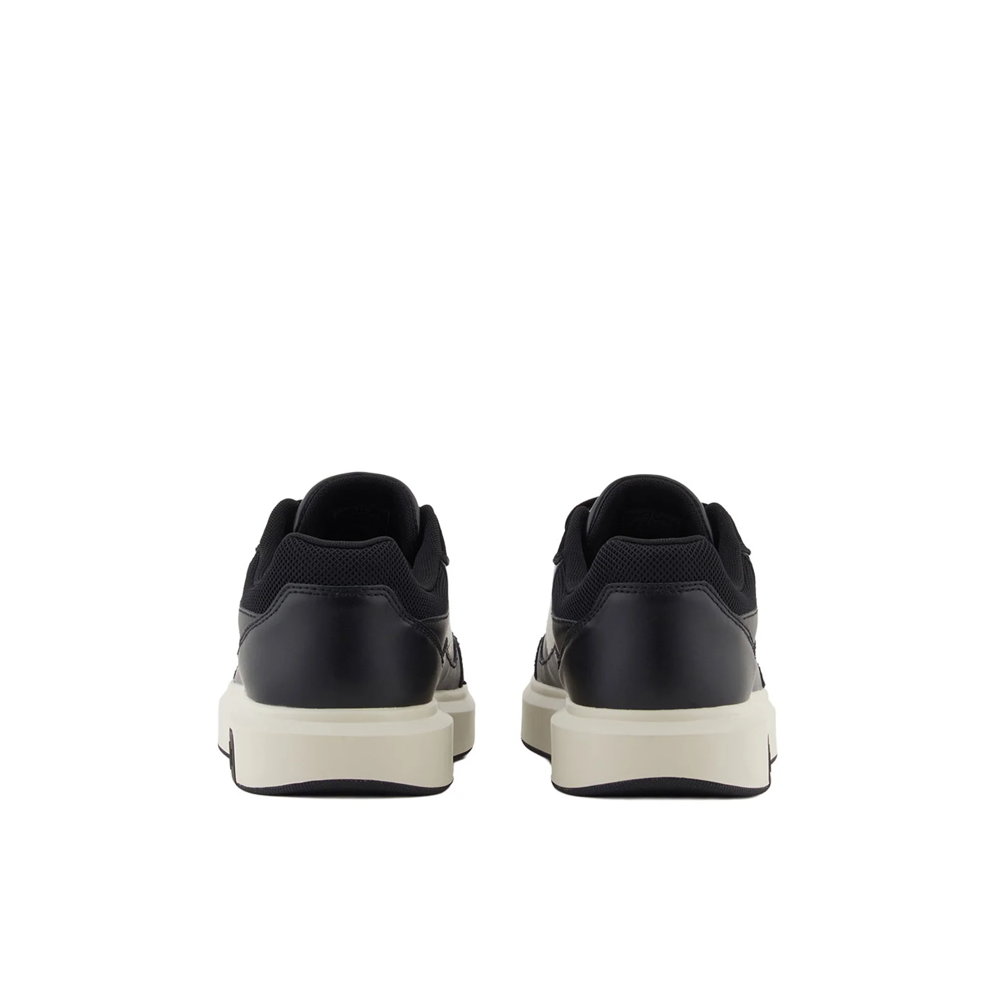 Sneakers Armani Exchange uomo con inserti a contrasto mesh nero/panna - Image 4
