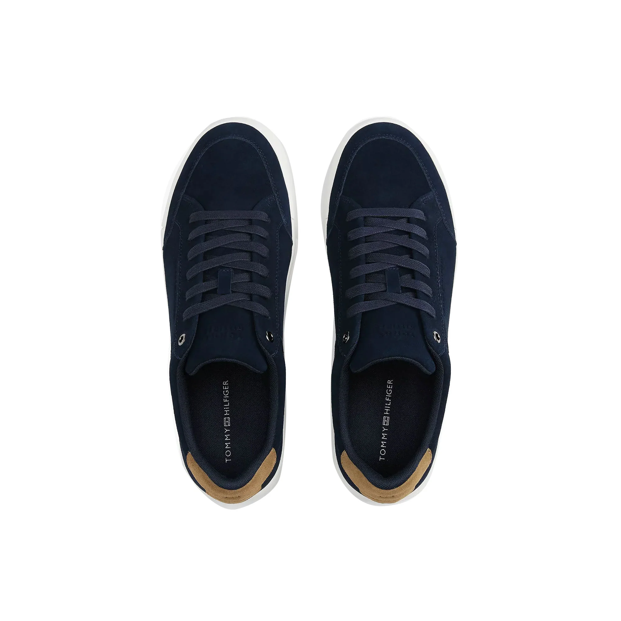 Sneakers Tommy Hilfiger uomo Th court summer suede blu - Image 3