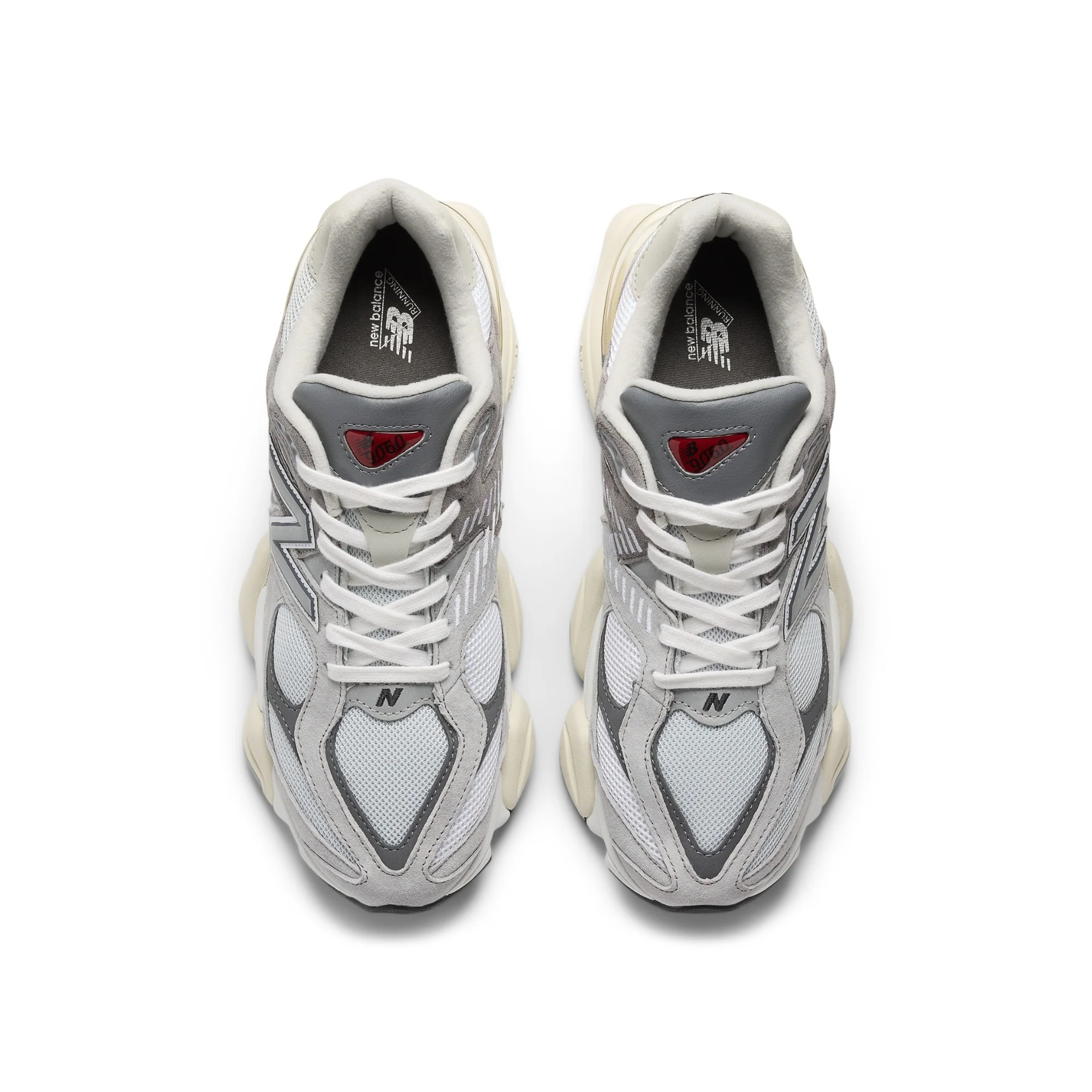 Sneakers New Balance 9060 leather/textile grigio - Image 3